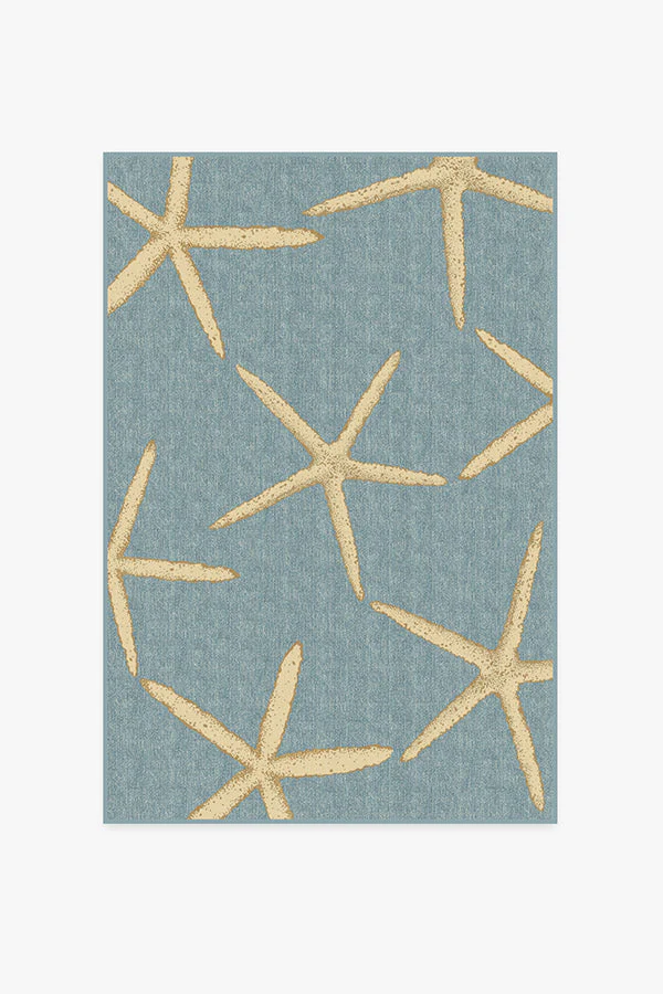 Starfish Pale Blue Rug
