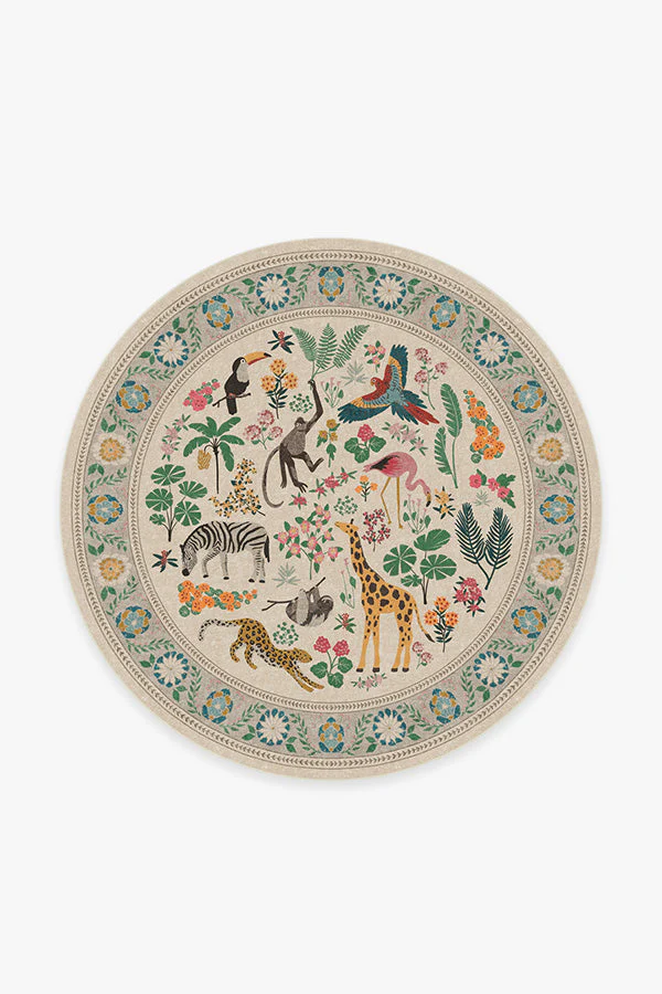 Jingle Jungle Rug by Iris Apfel