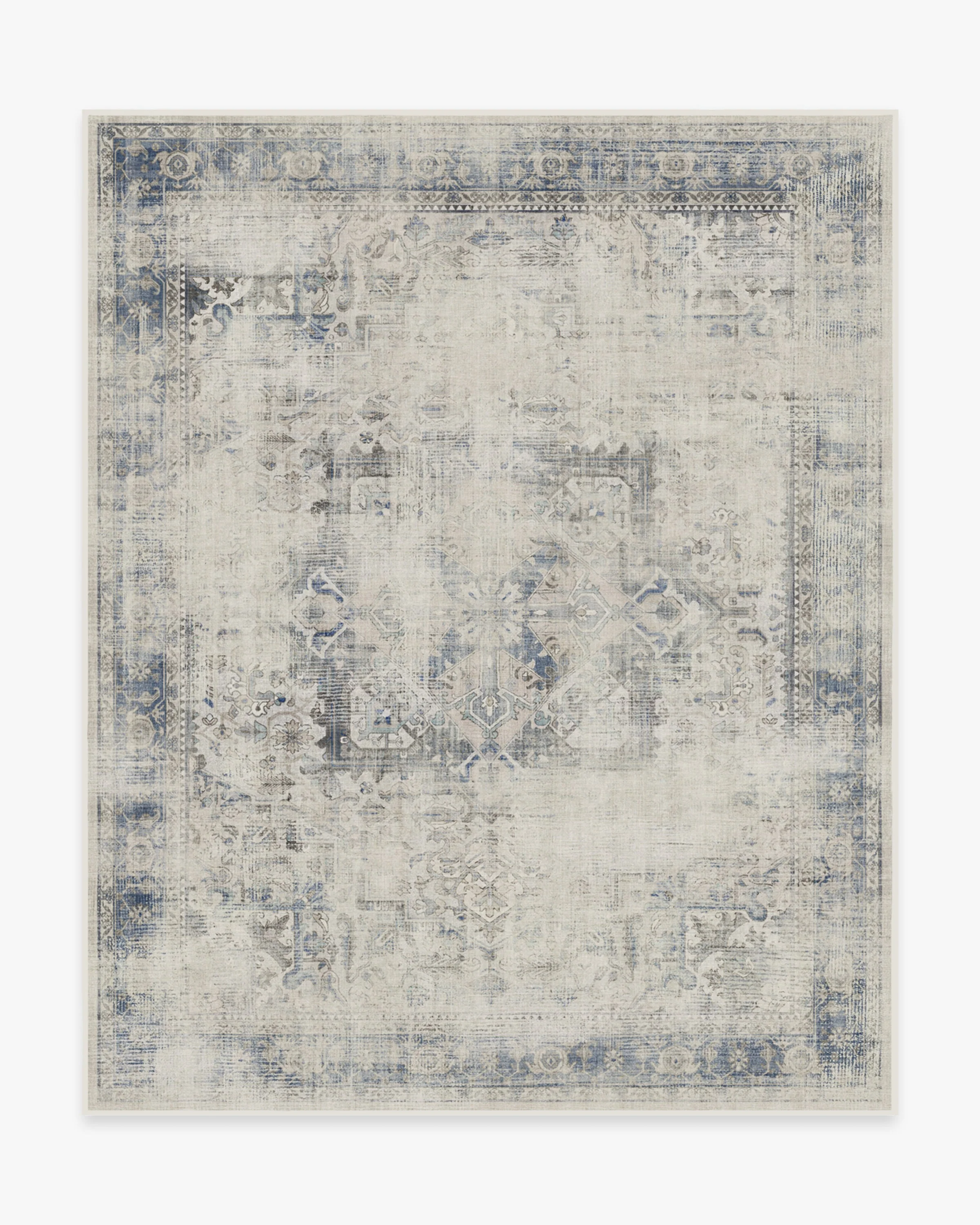 Kamran Blue Quartz Flatwoven Rug