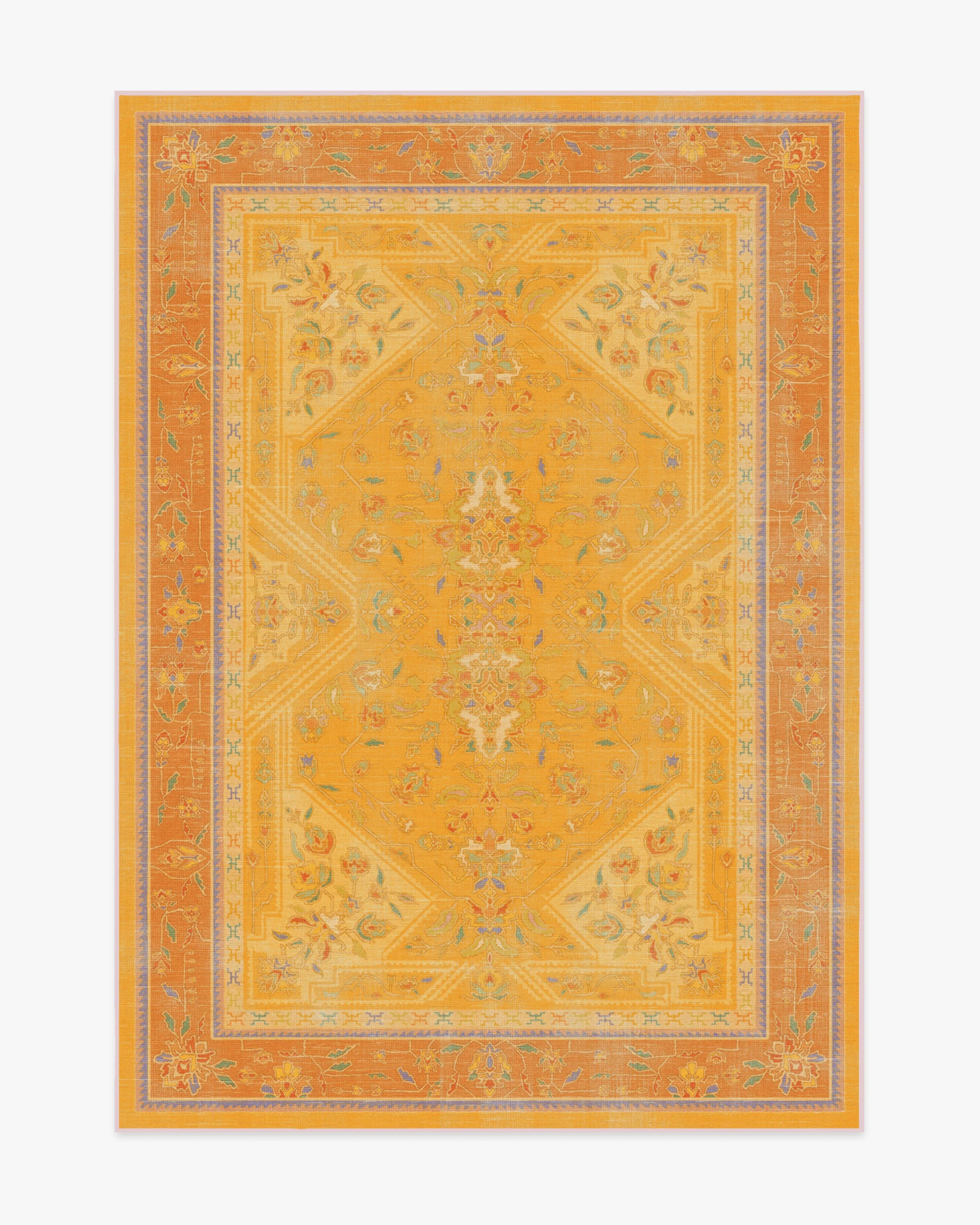 Colorful Loom Mango Rug by Iris Apfel