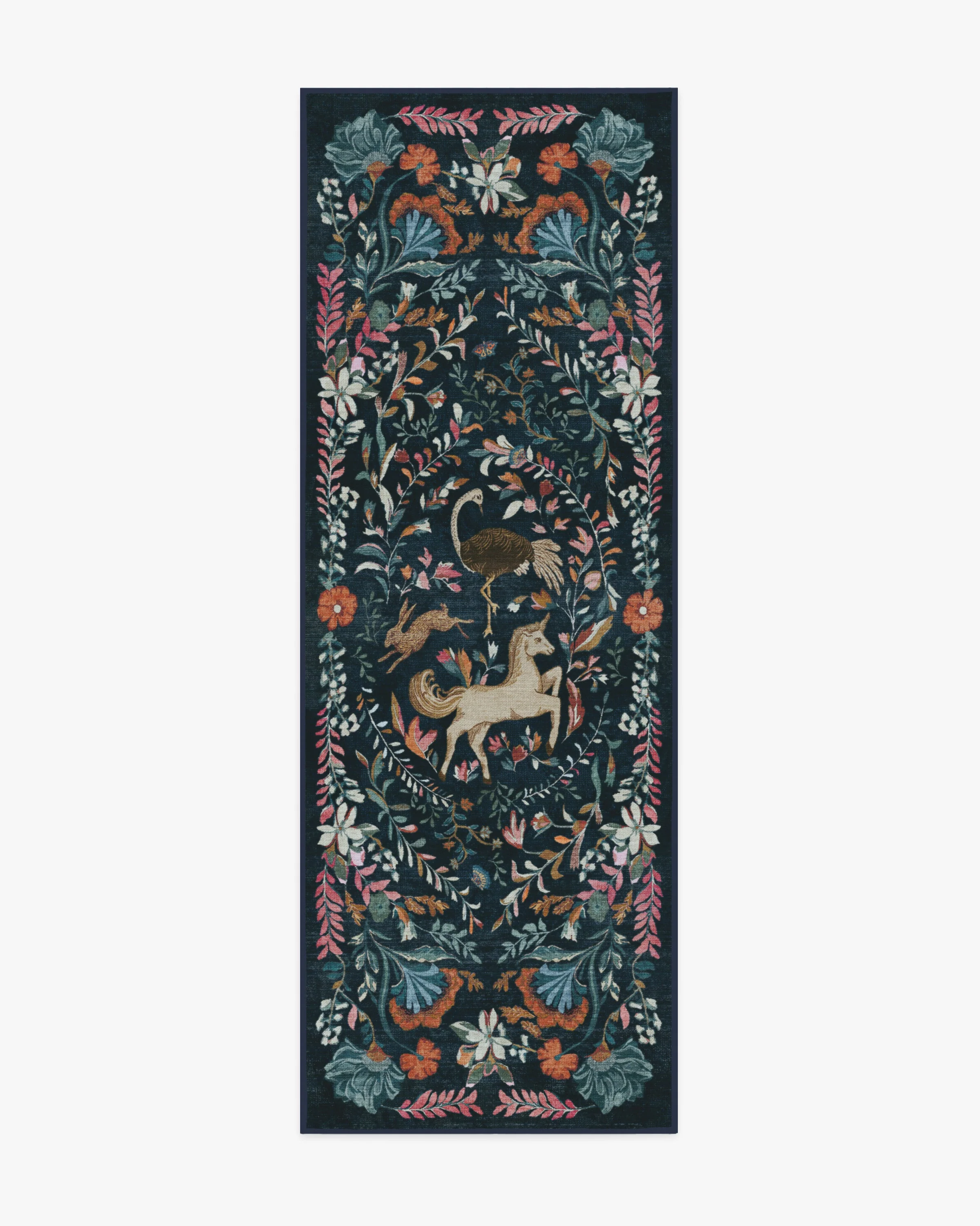 Dreamweaver Blue Multicolor Rug by Iris Apfel