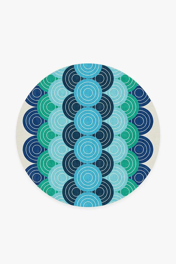 Biba Blue Green Rug by Jonathan Adler
