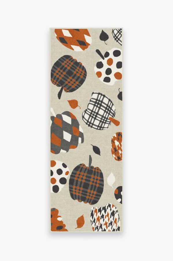 Pumpkin Orange Flatwoven Rug