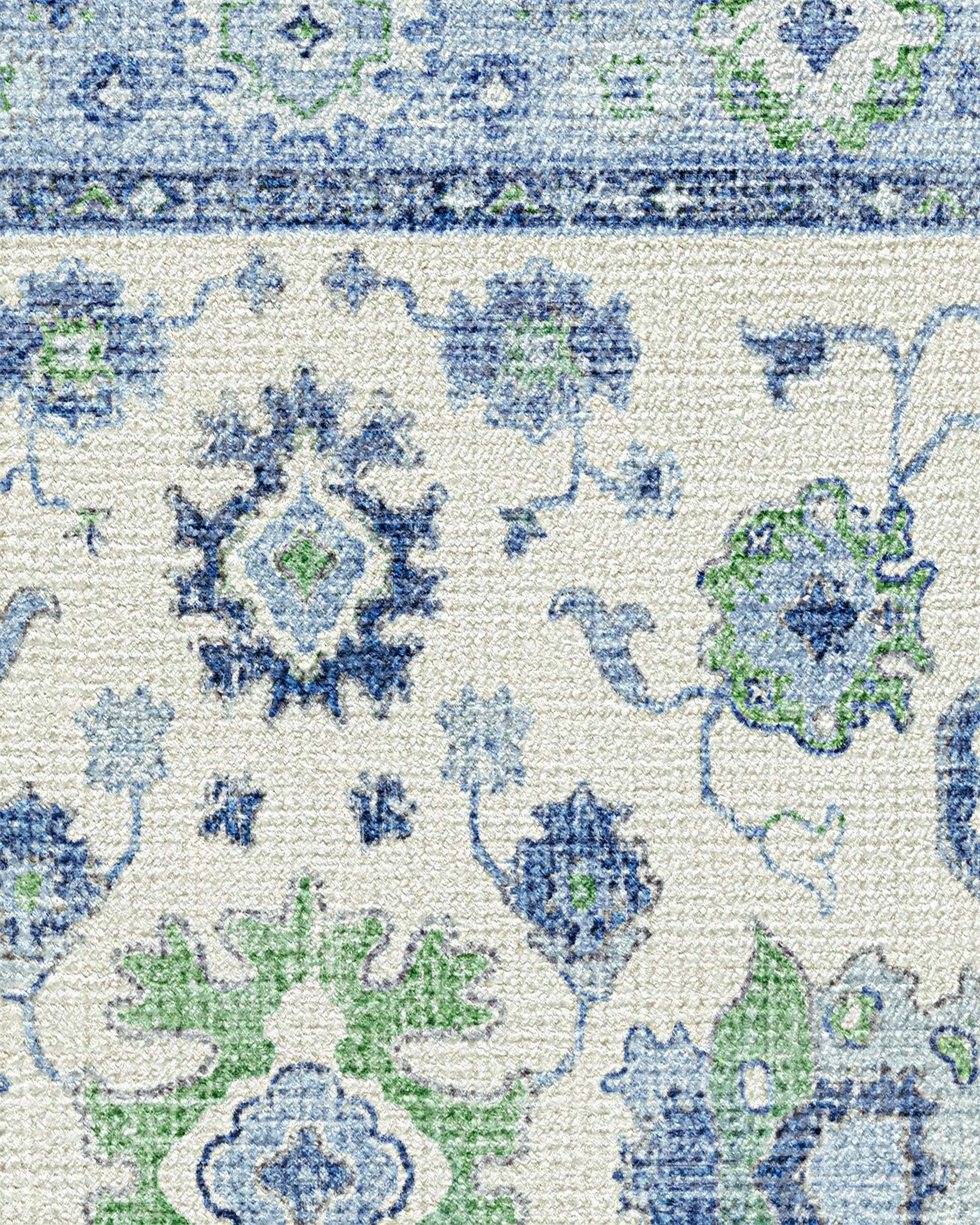 Serena Blue Rug by Mrs. Alice