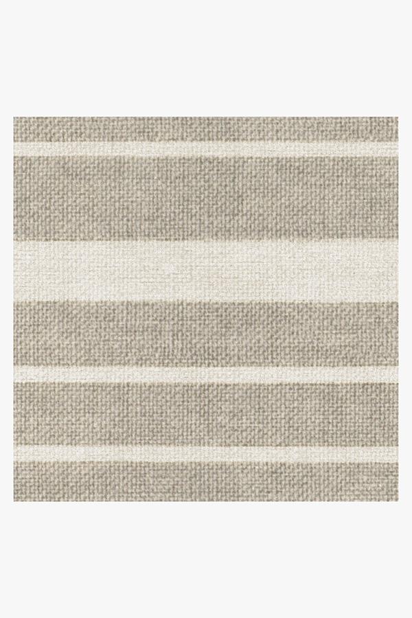 Hudson Stripe Stone Flatwoven Rug