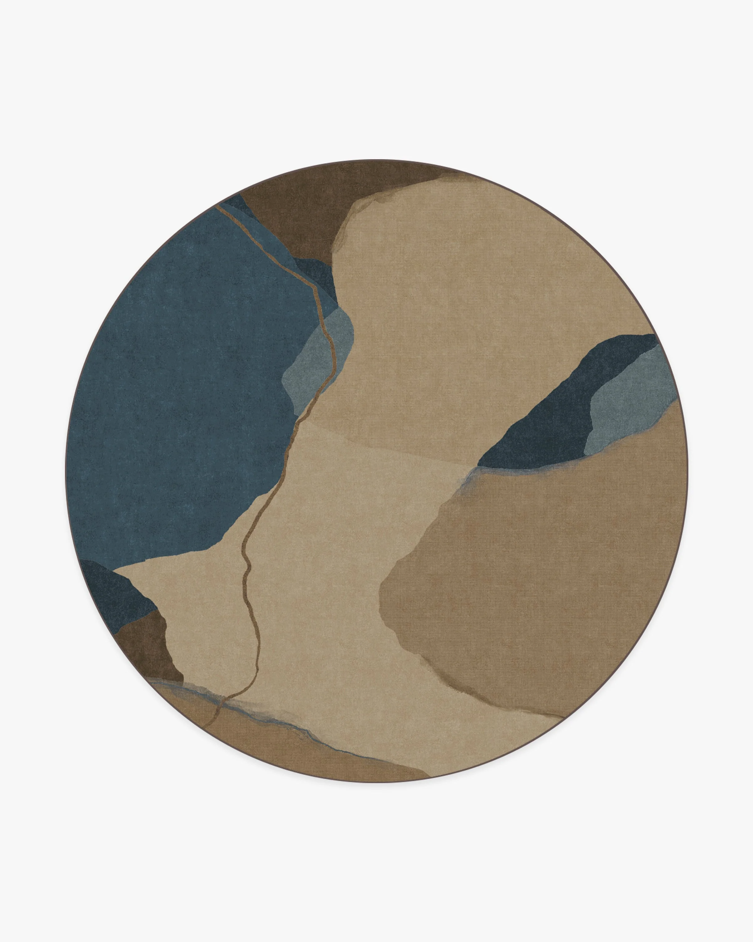 Loire Natural Denim Blue Rug by Nina Takesh
