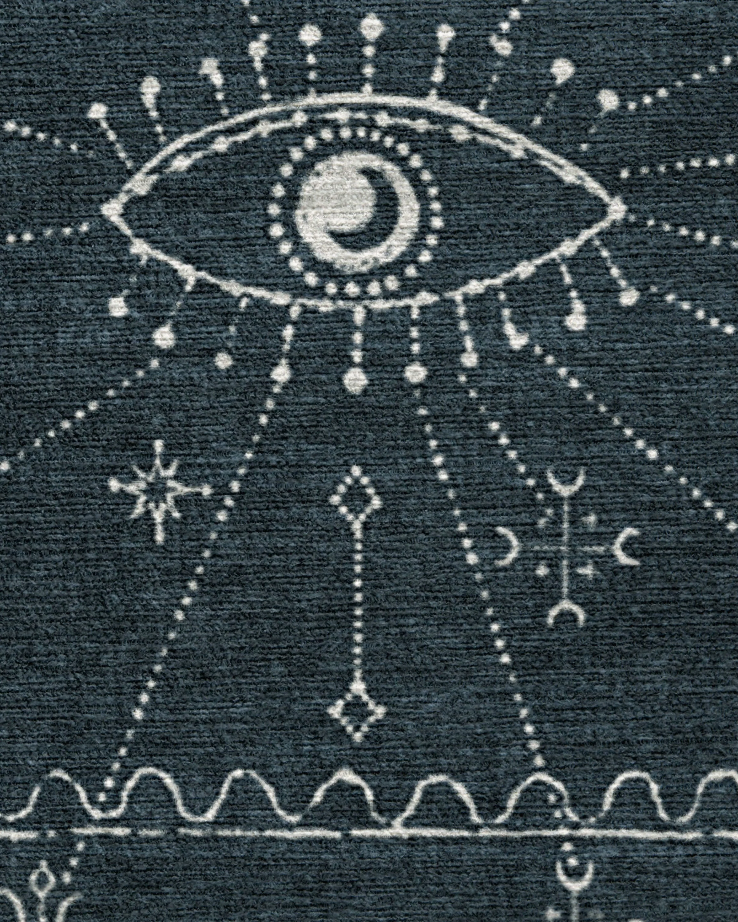 Velith Midnight Blue Flatwoven Rug