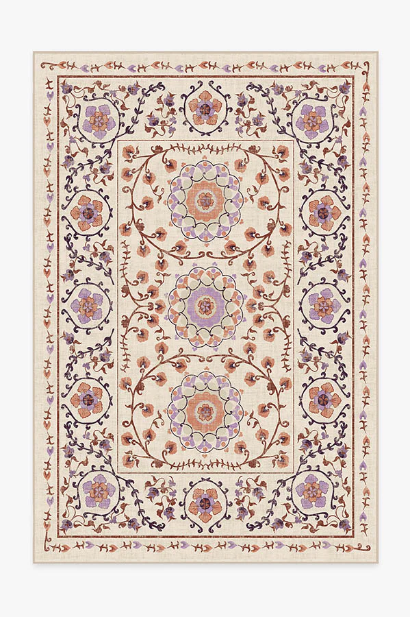 Suzani Purple Flatwoven Rug
