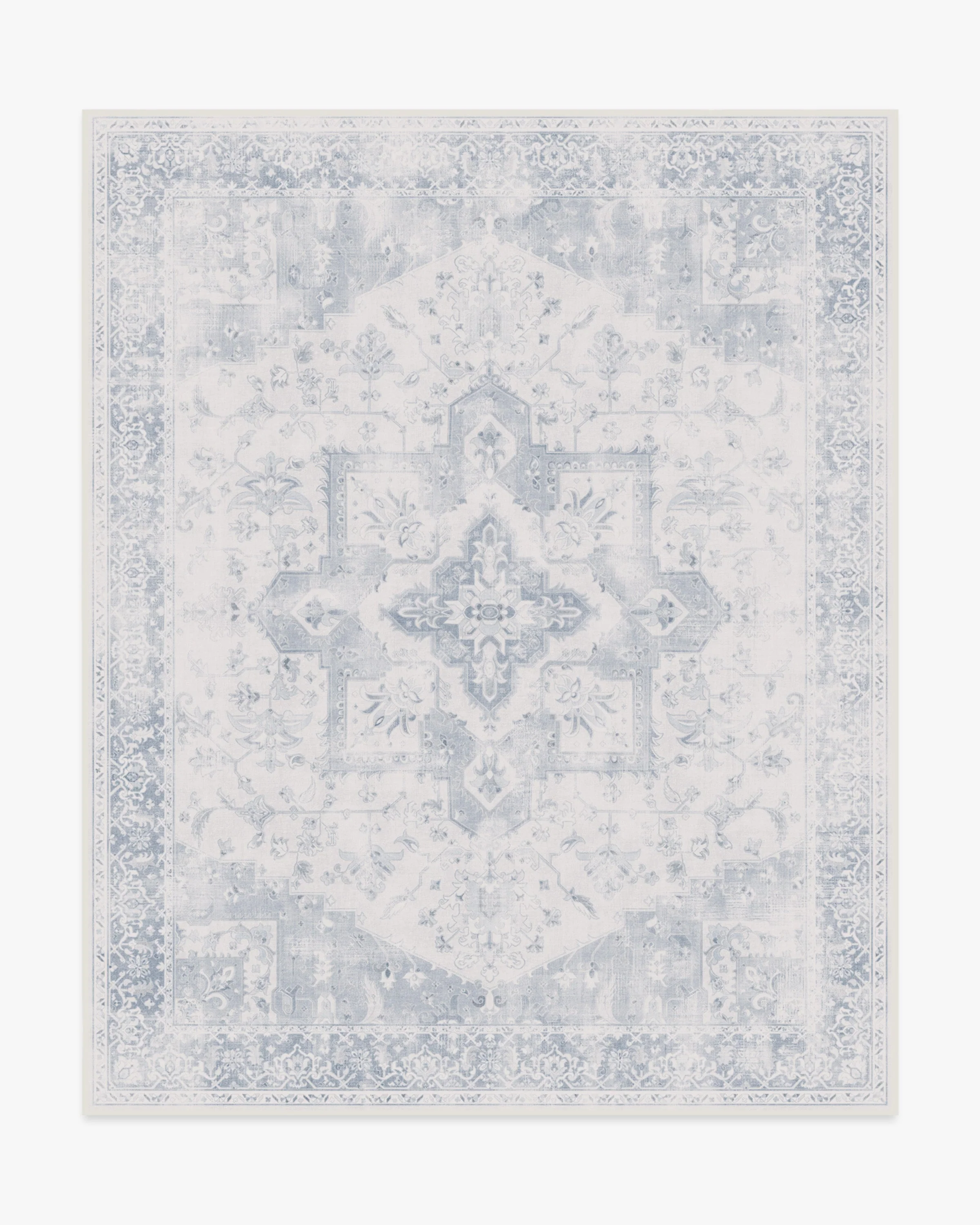 Kira Soft Blue Flatwoven Rug