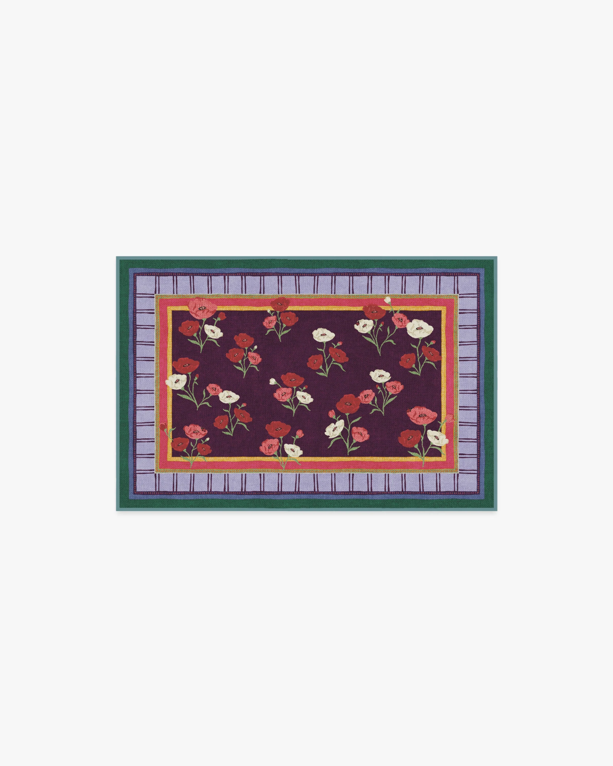 Ambroeus Royal Plum Rug by Iris Apfel