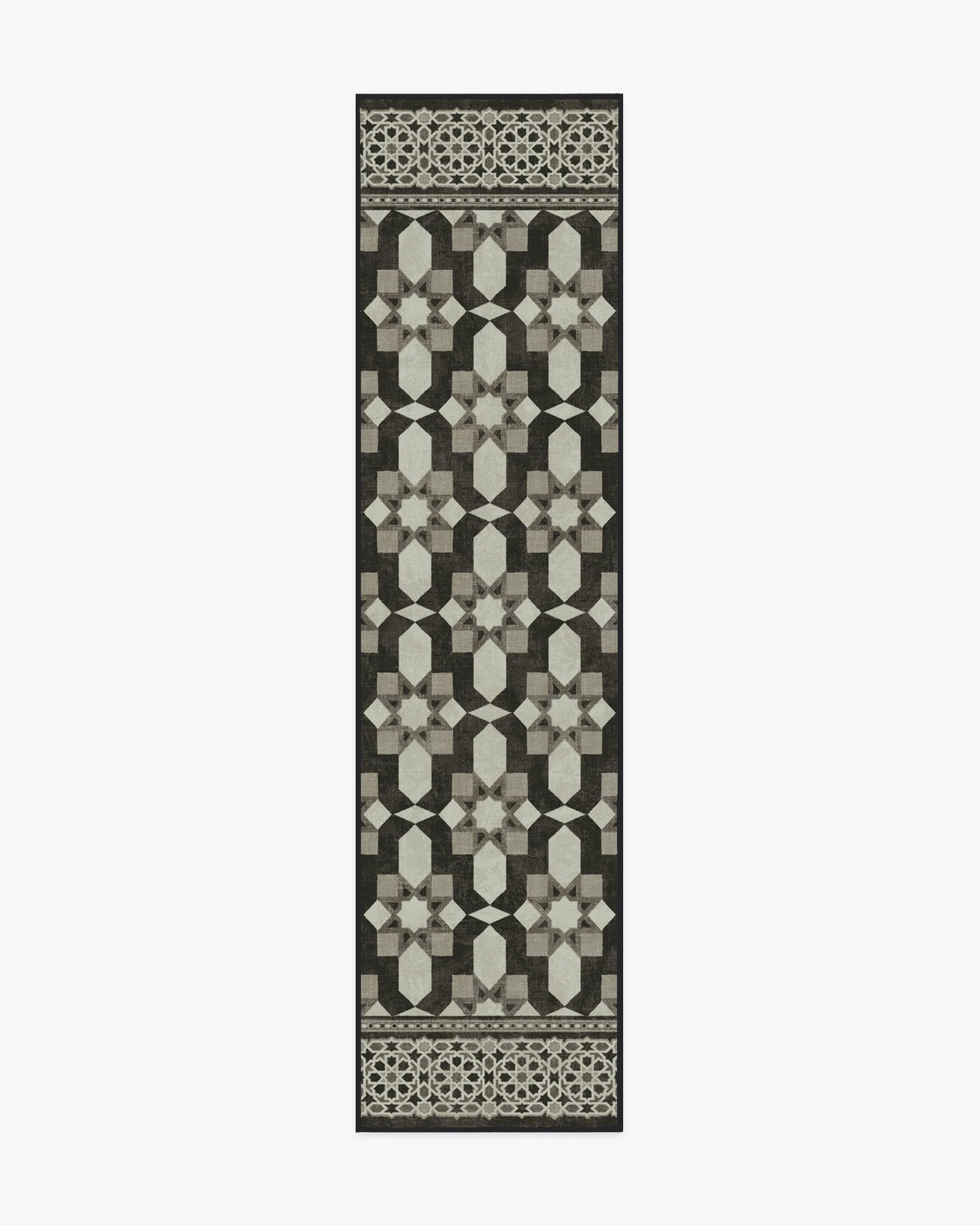 Emir Black & Ivory Flatwoven Rug by Martyn Lawrence Bullard