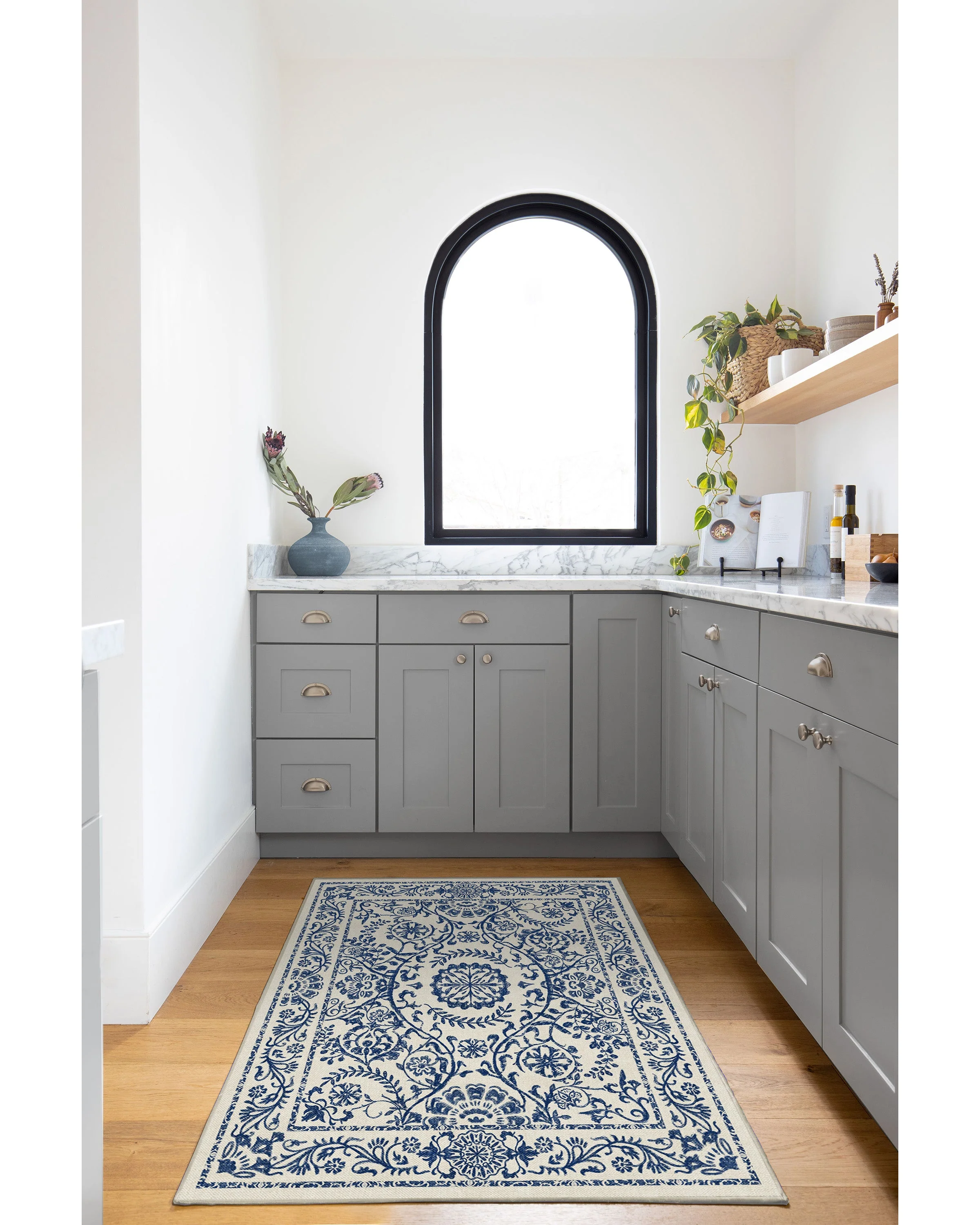 Delphina Delft Blue Flatwoven Rug