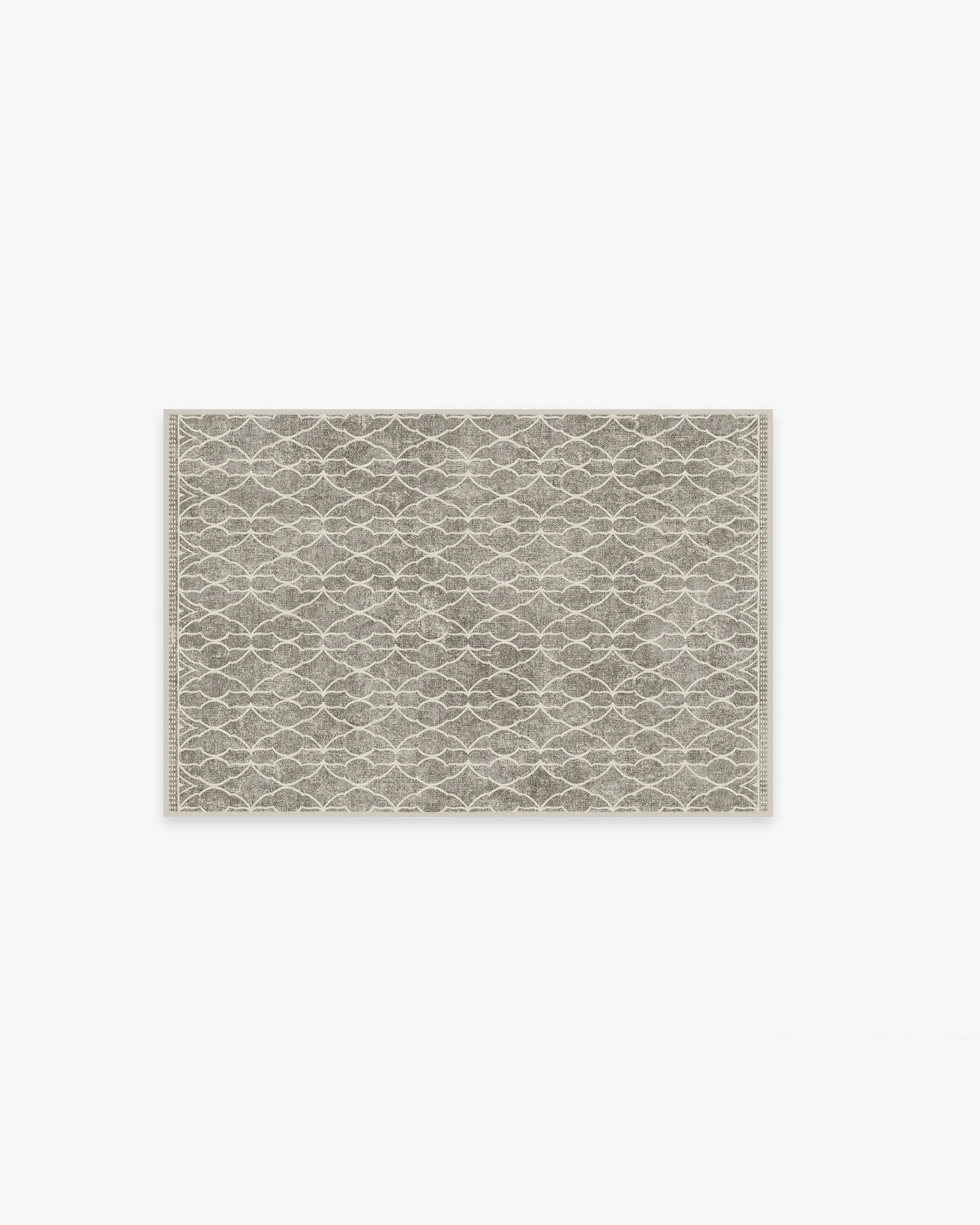 Grogu™ Trellis Ash Grey Flatwoven Rug