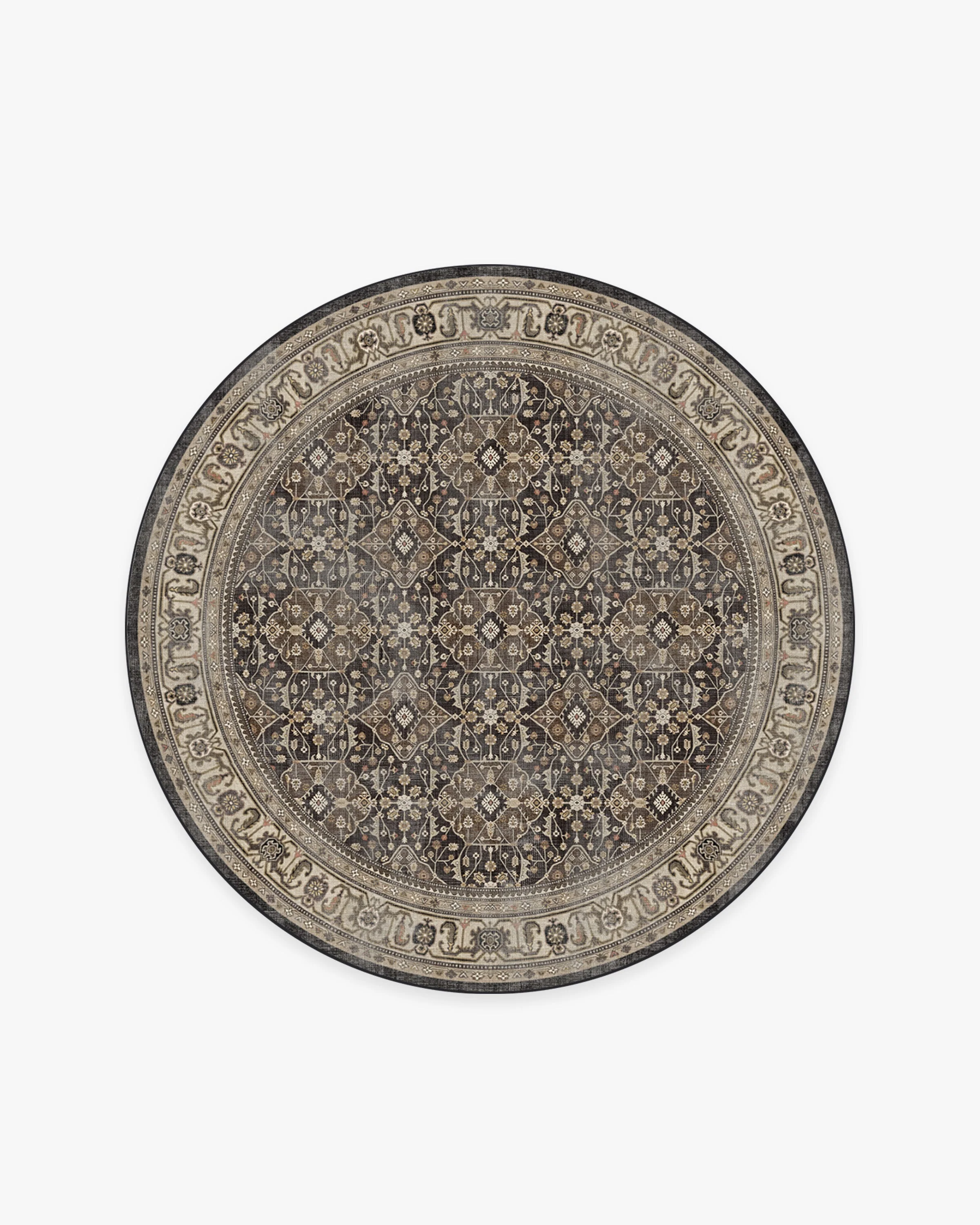 Alessia Dark Wood Flatwoven Rug