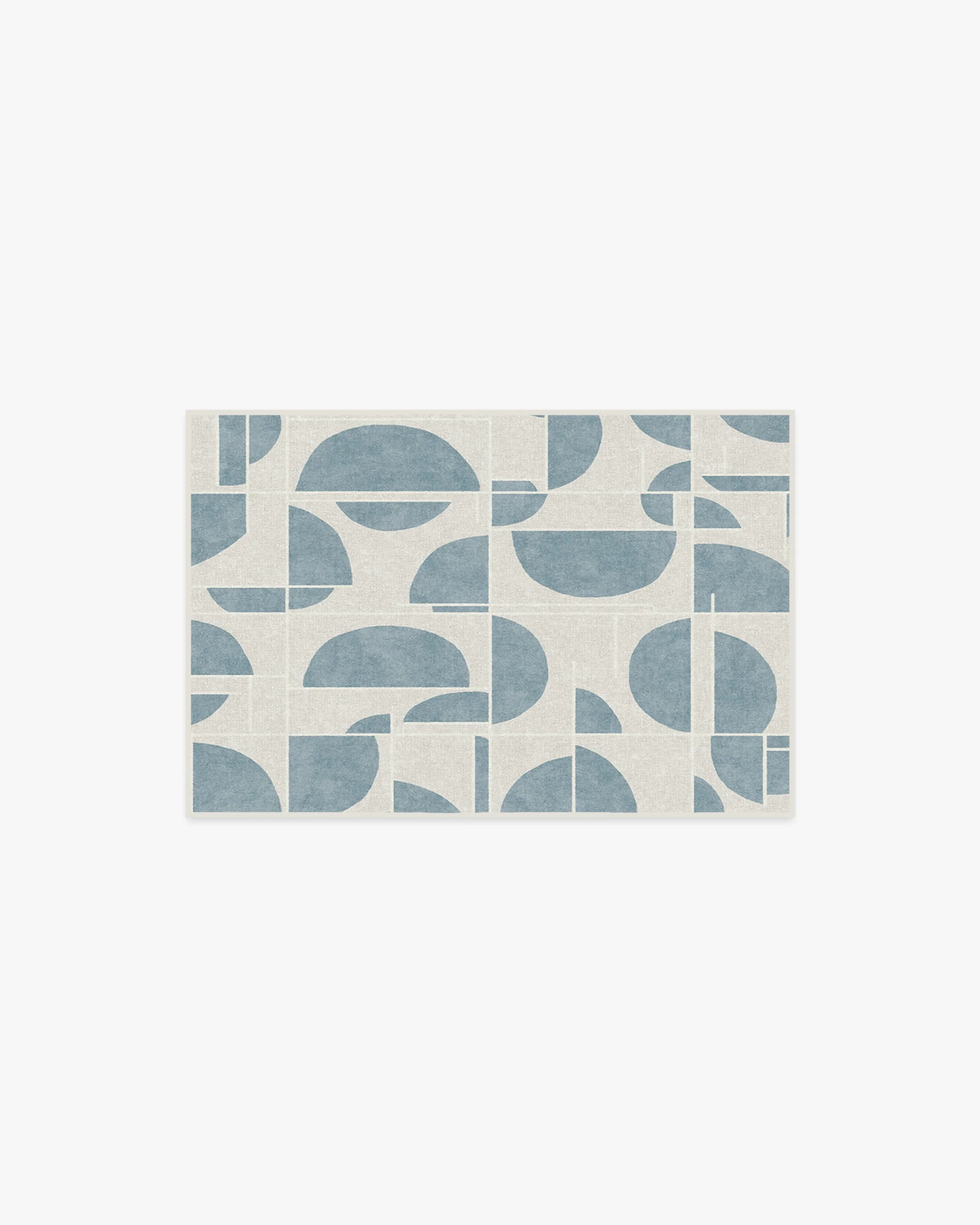Lune Slate Blue Rug by Nina Takesh