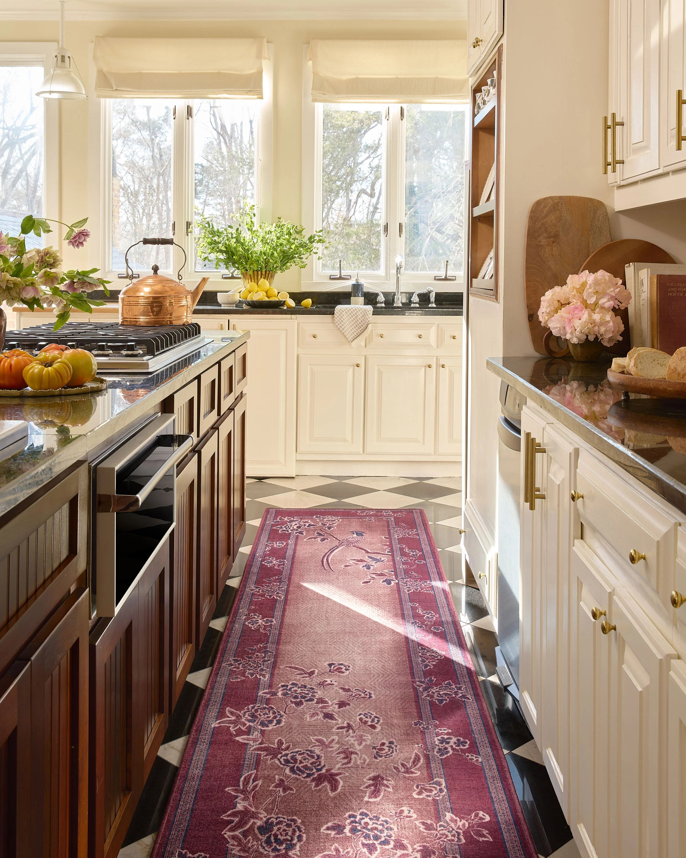 Draper Burgundy Rug by Gracie