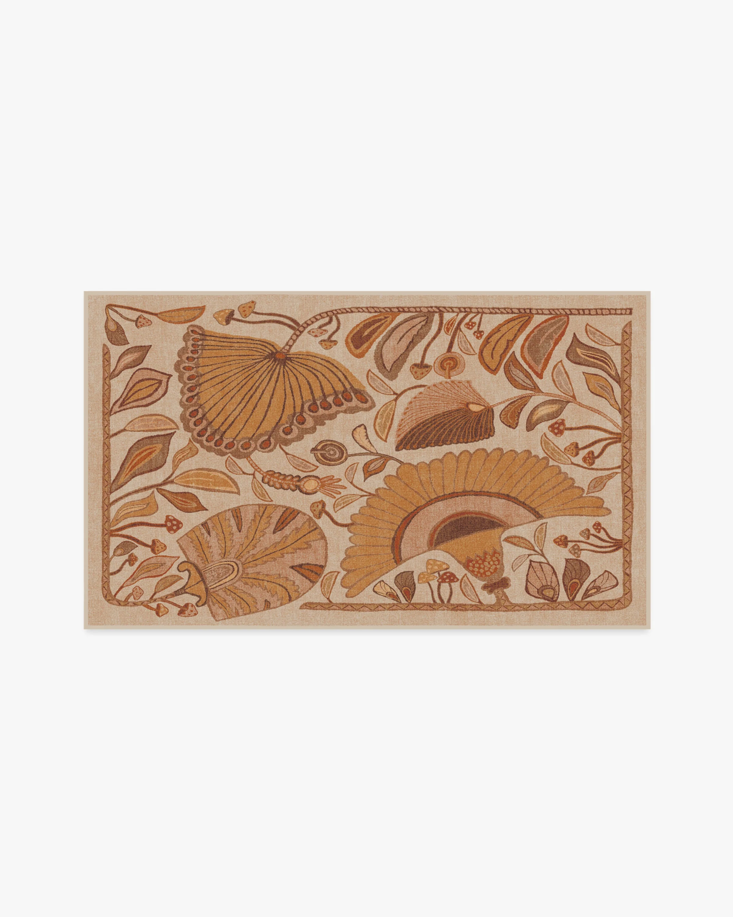 Alice Mellow Yellow Flatwoven Rug by Justina Blakeney