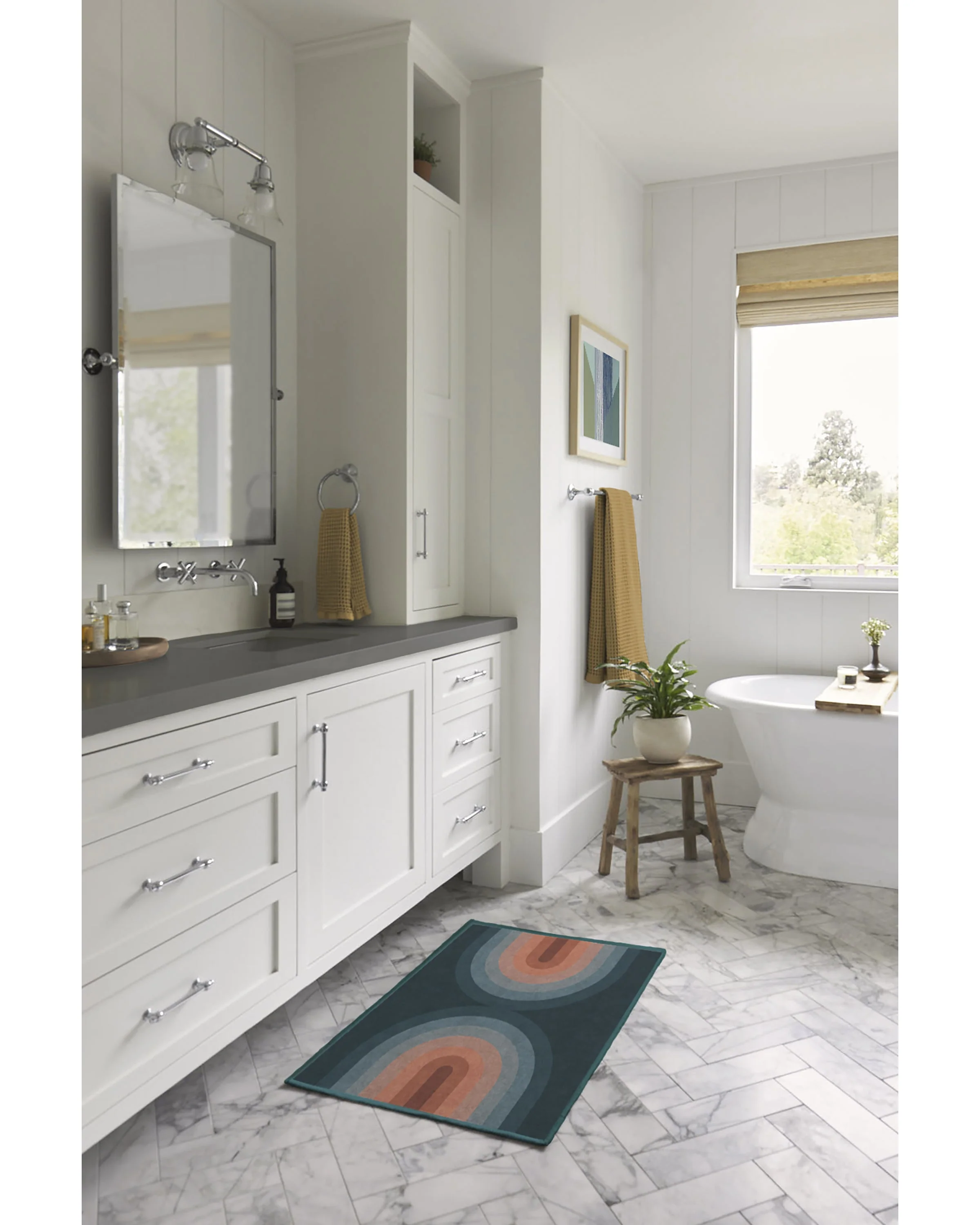 Absida Teal Flatwoven Rug