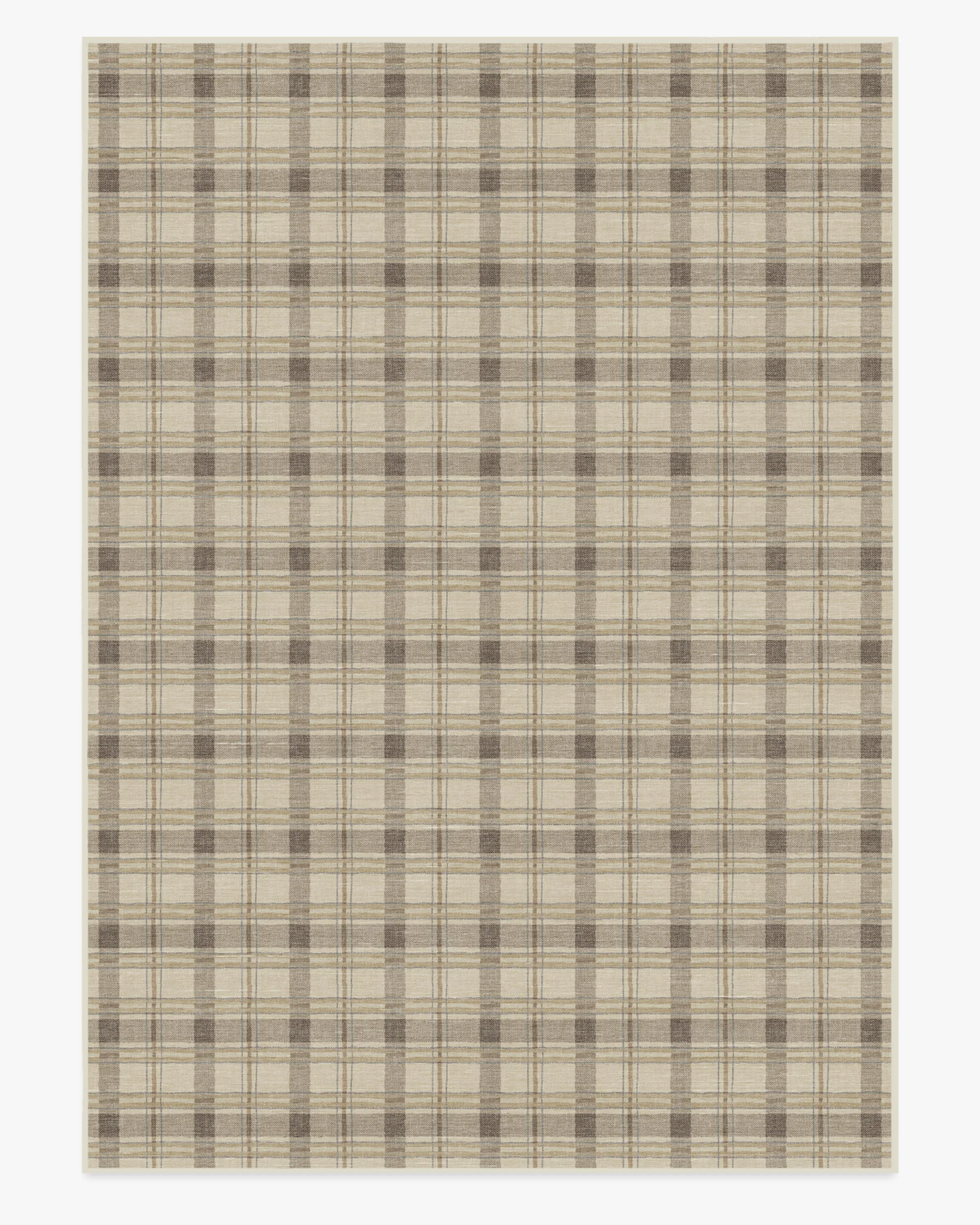Piper Plaid Neutral Flatwoven Rug