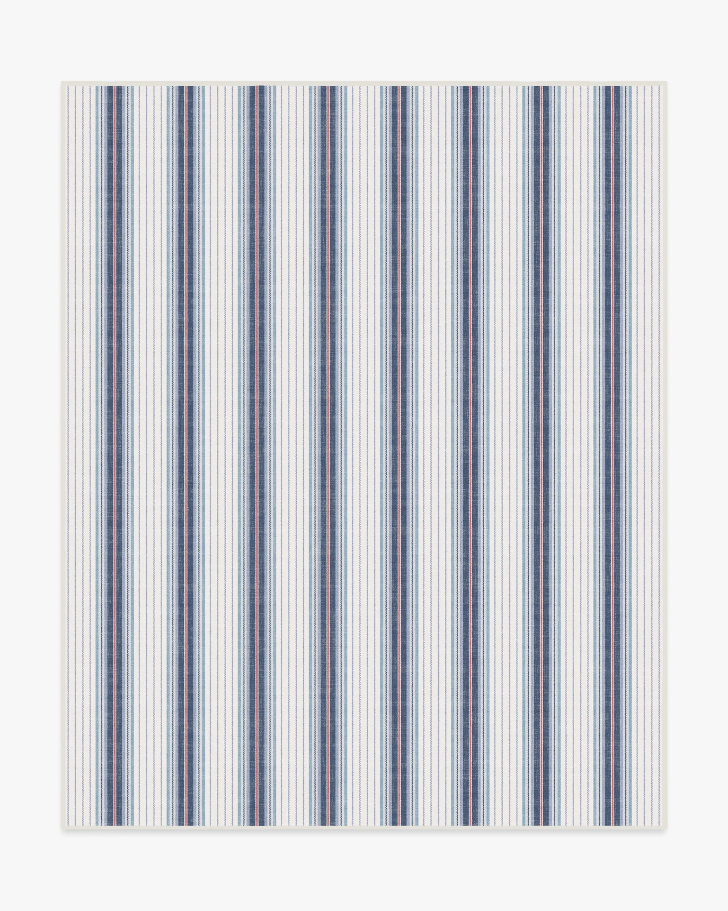 Cosette Stripe Ivory & Indigo Rug