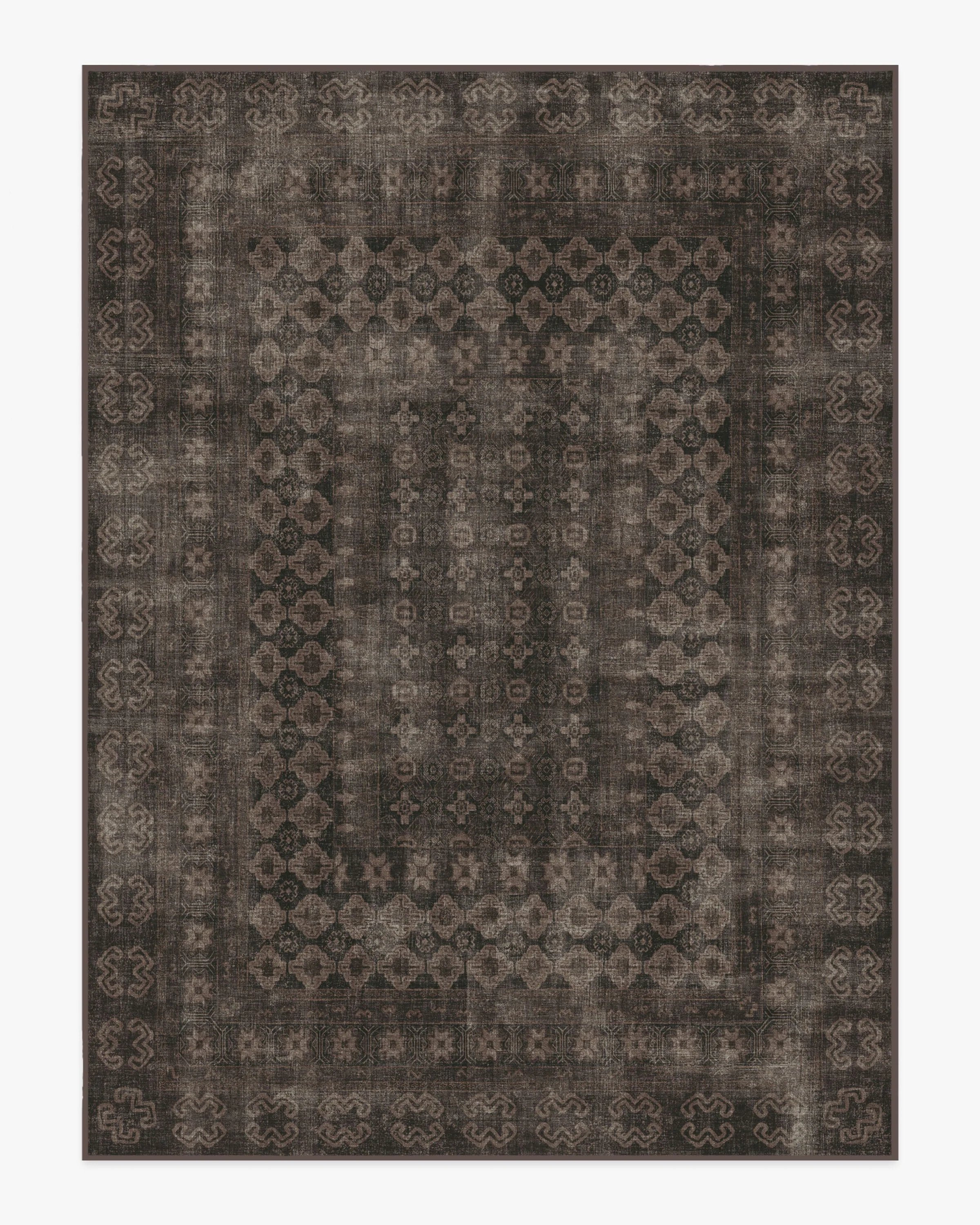 Cyrus Black Flatwoven Rug