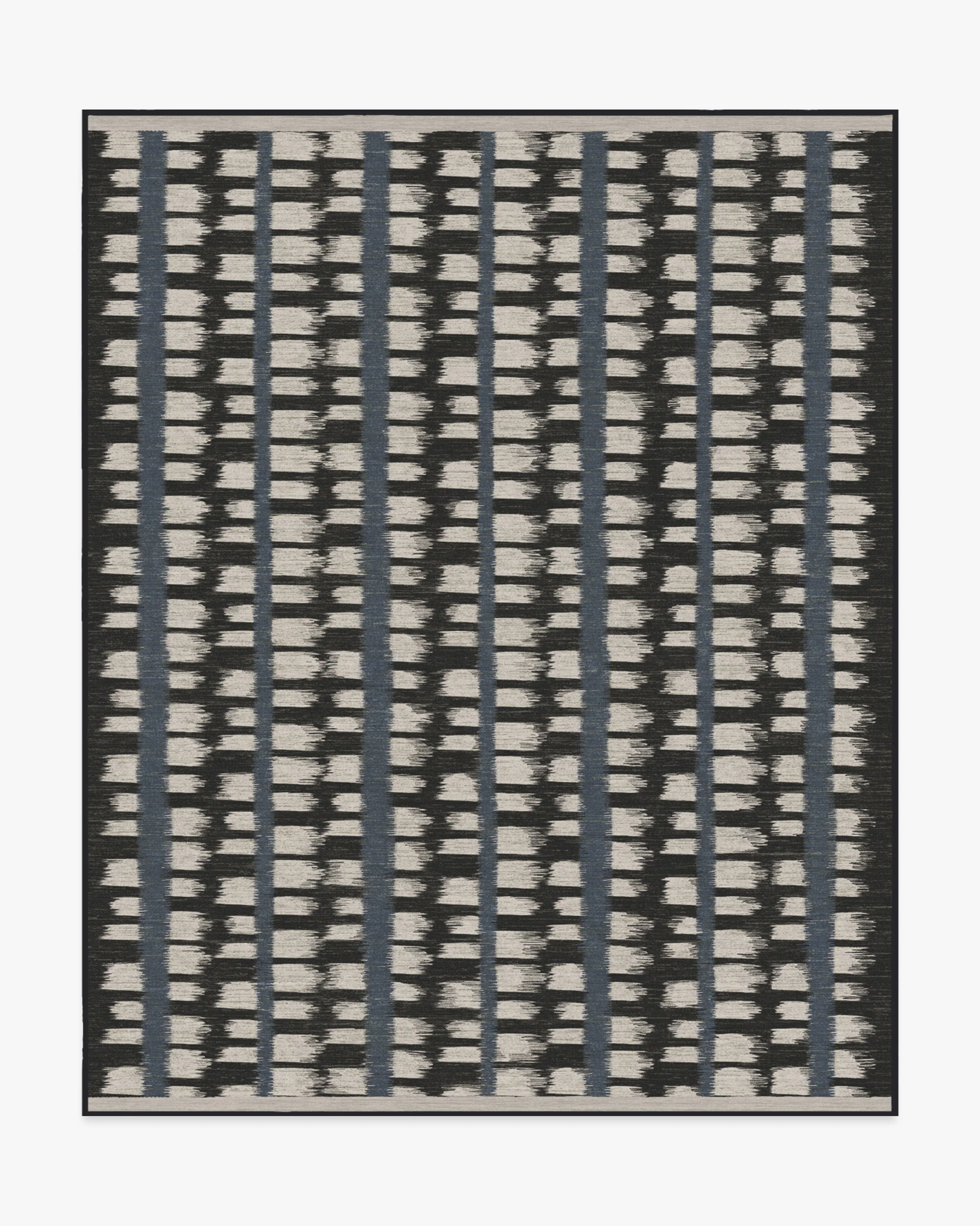 Berlin Charcoal & Sand Flatwoven Rug by Michael Michalsky