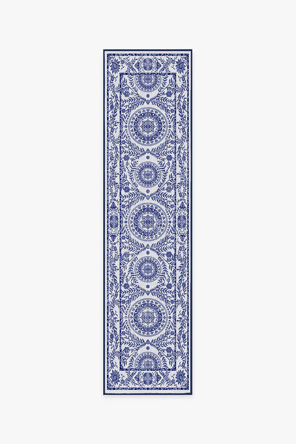 Fontaine Delft Blue Outdoor Rug