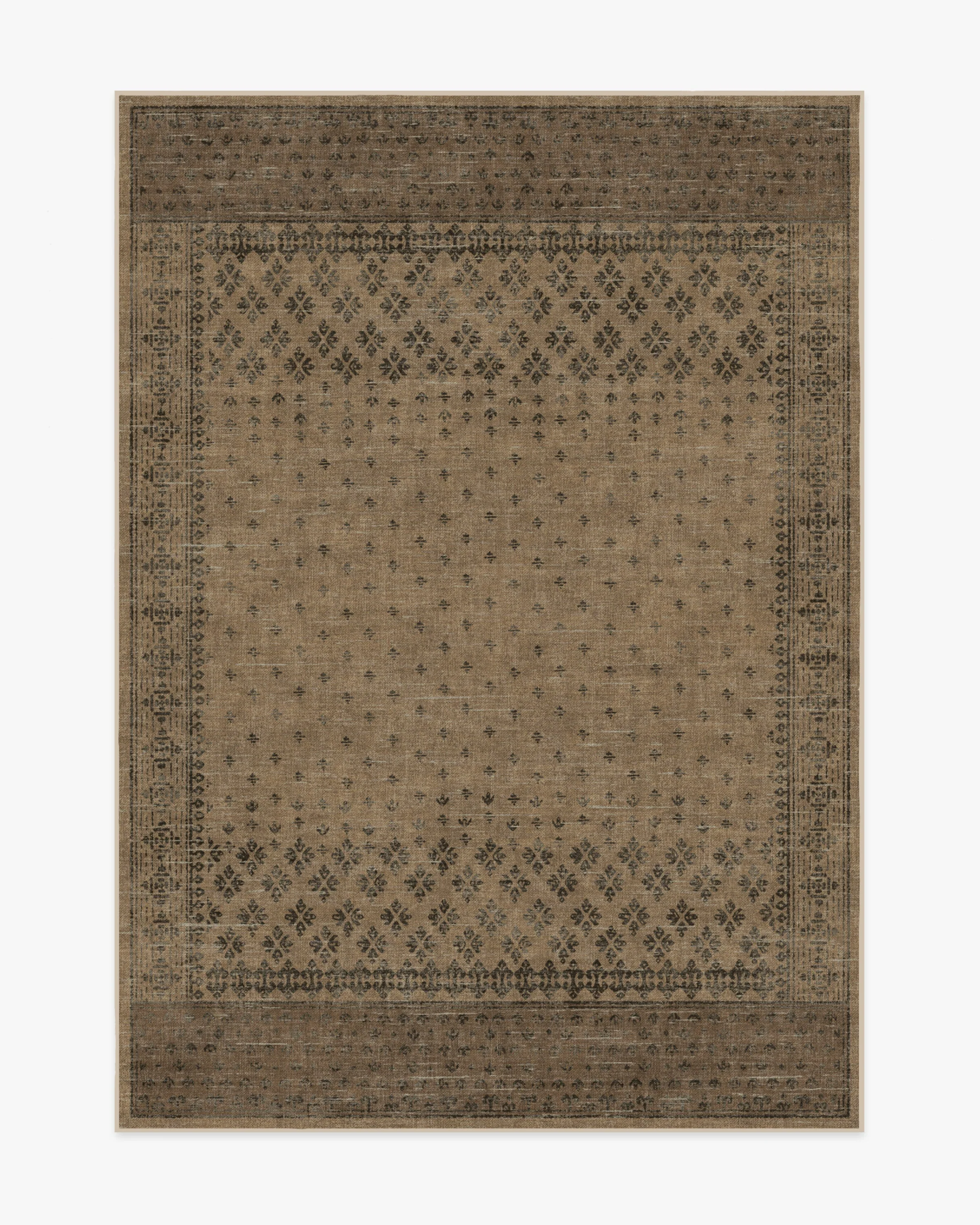 Fernanda Black & Tan Flatwoven Rug
