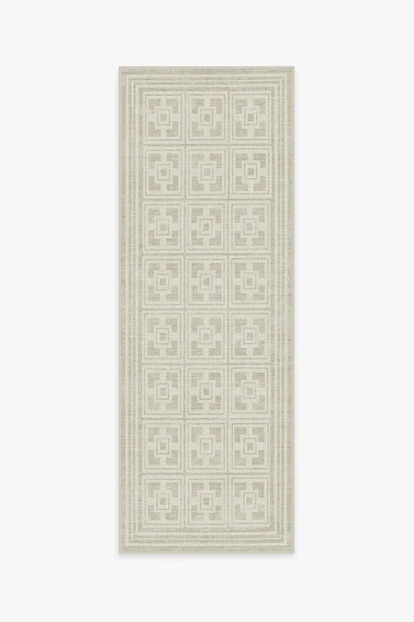 Palm Springs Ivory Stone Rug by Gray Malin