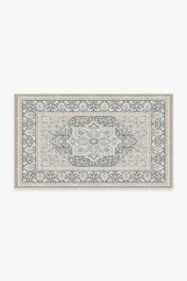 Hendesi Heriz Abalone Flatwoven Rug