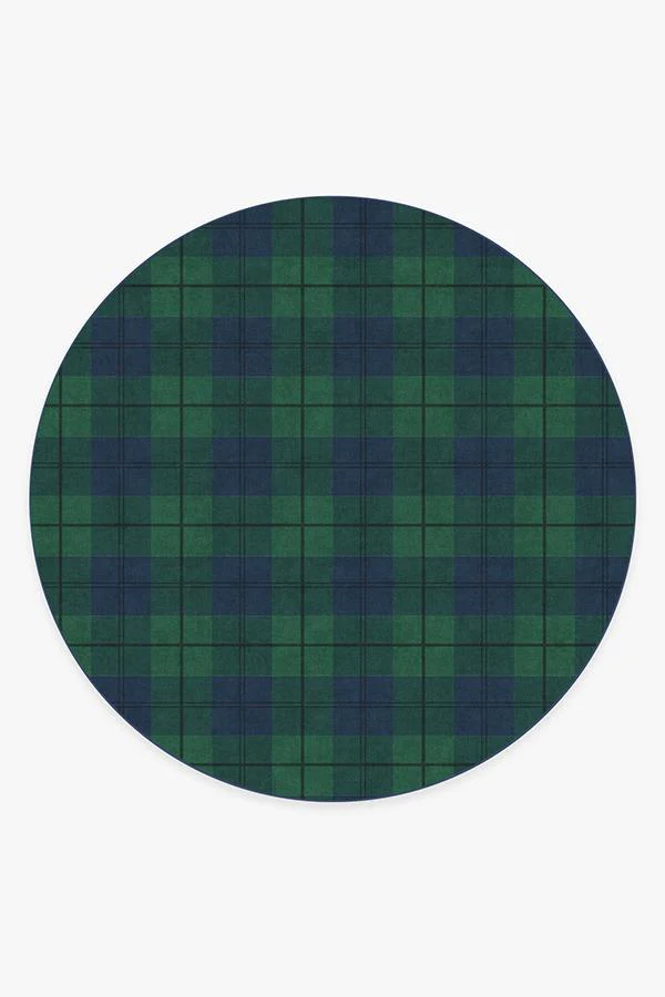 Buffalo Plaid Blackwatch Flatwoven Rug