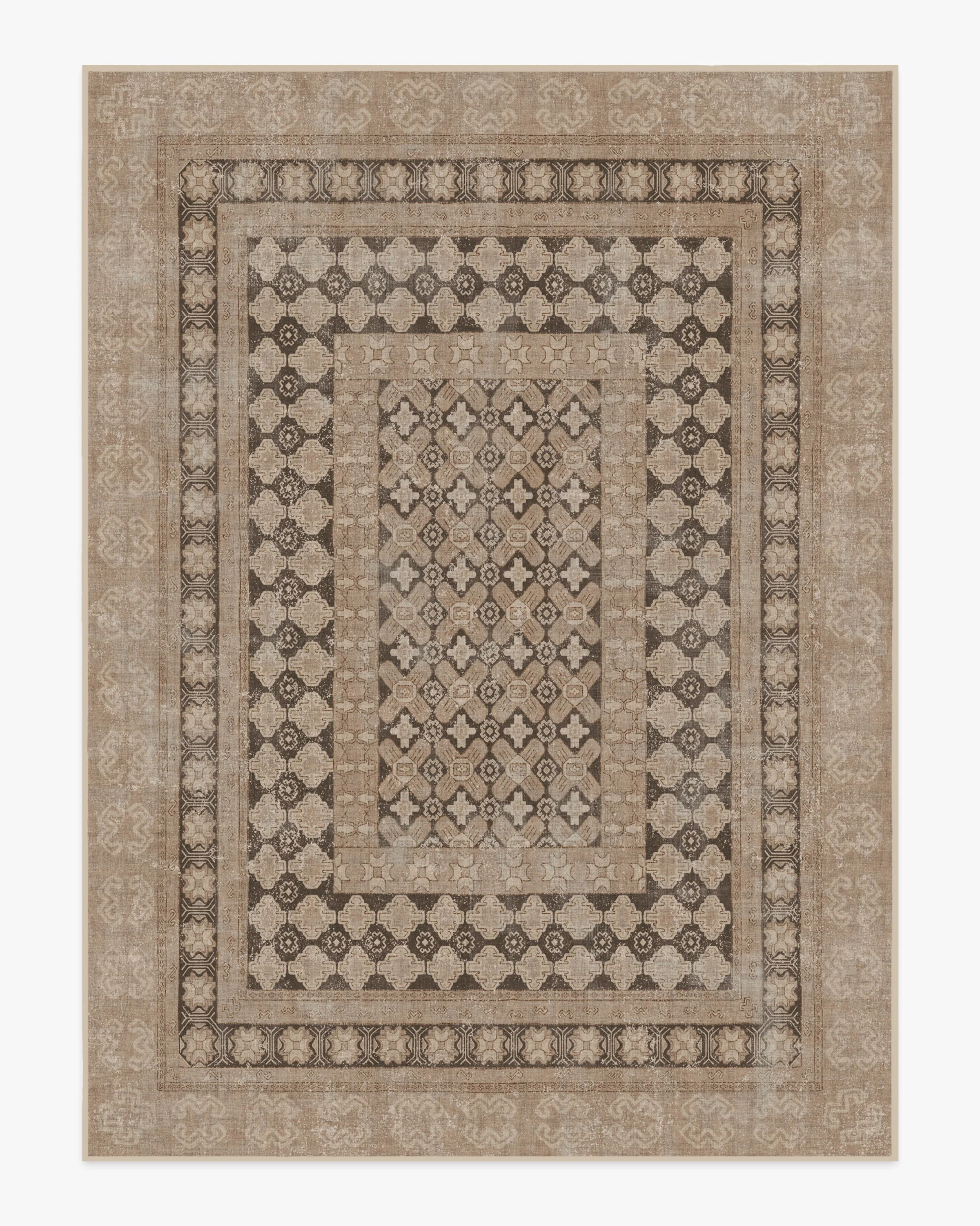 Cyrus Rose Gold Flatwoven Rug