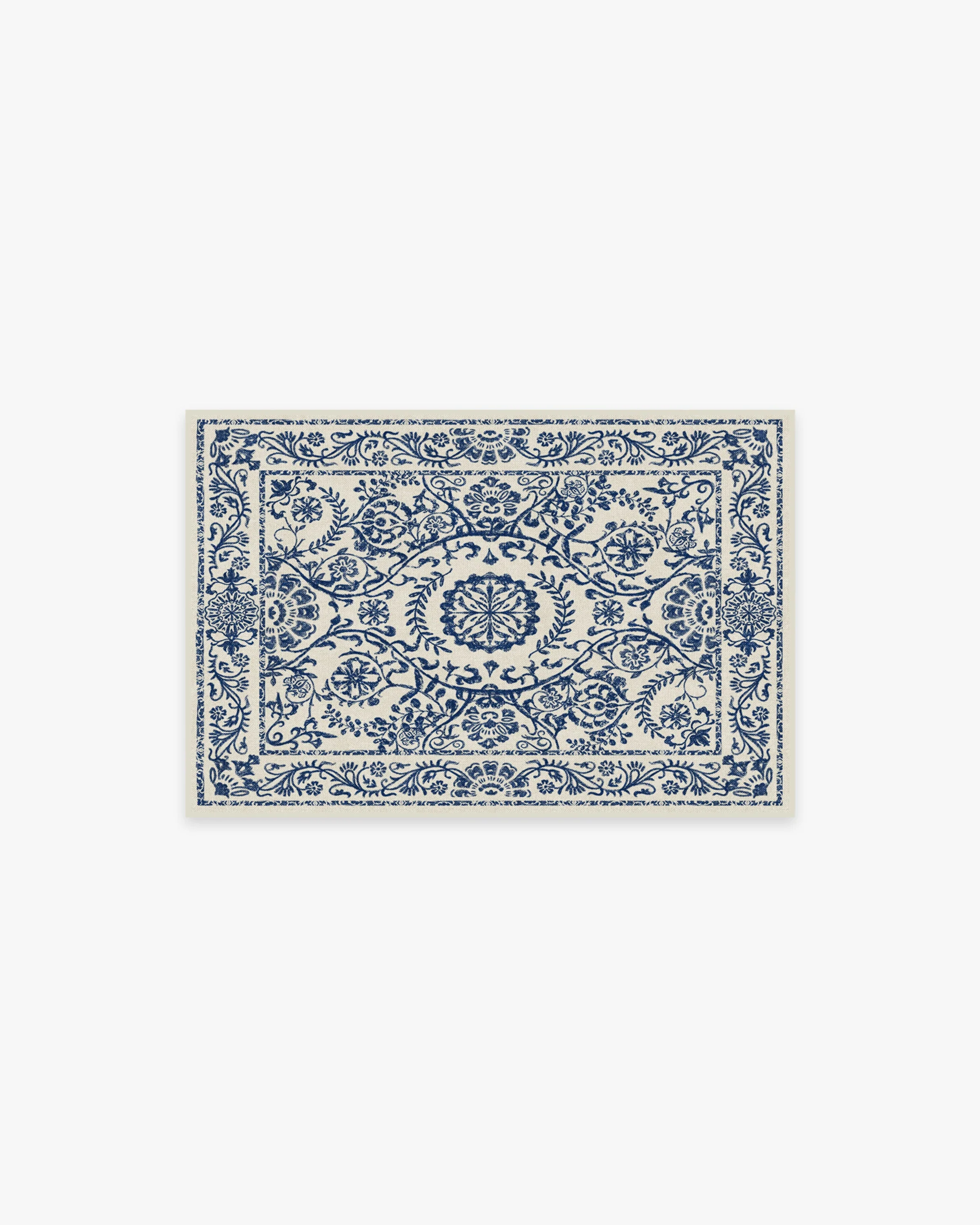 Delphina Delft Blue Flatwoven Rug