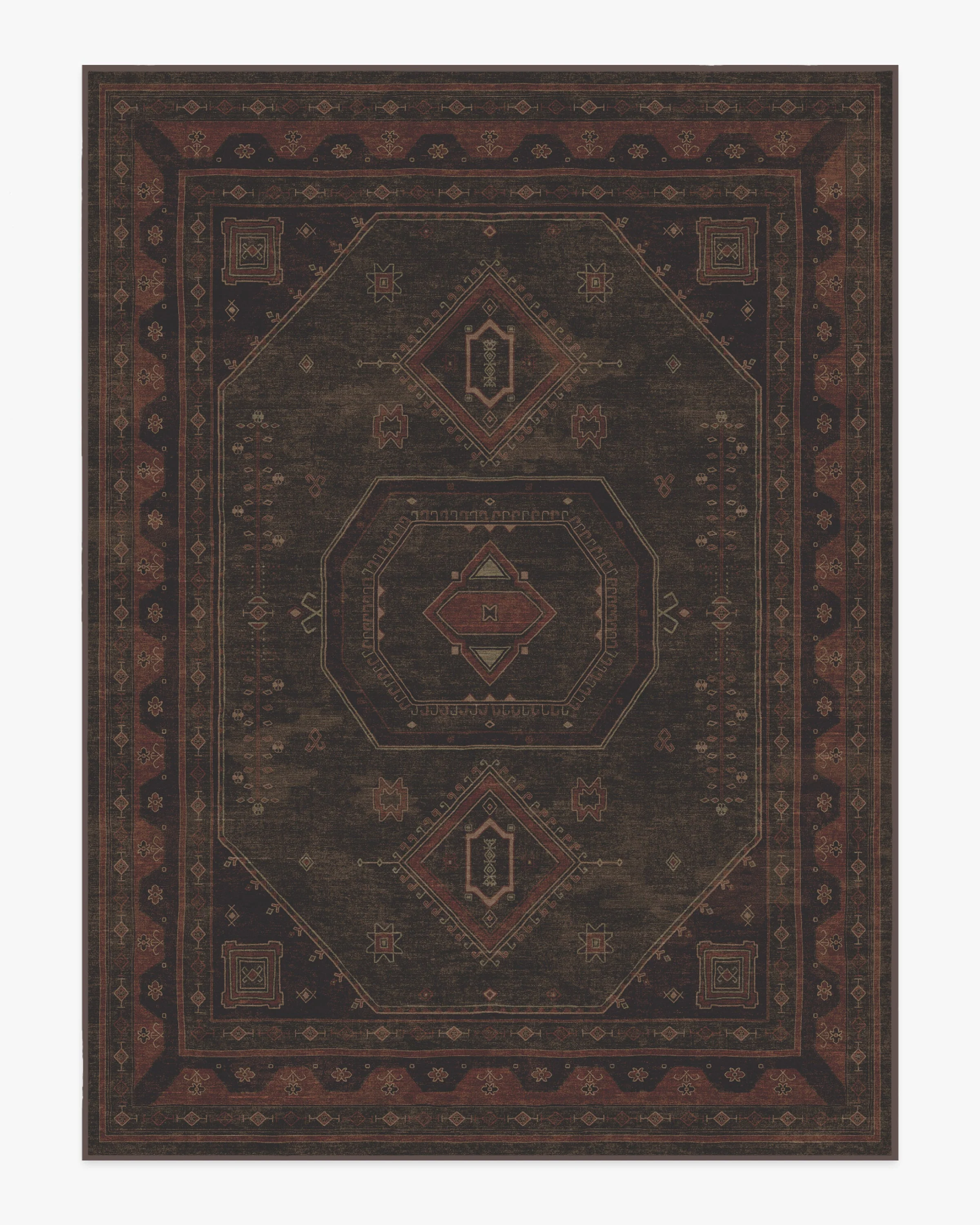 Shira Bordeaux Flatwoven Rug