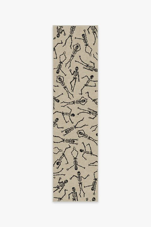 Bone Dance White Flatwoven Rug