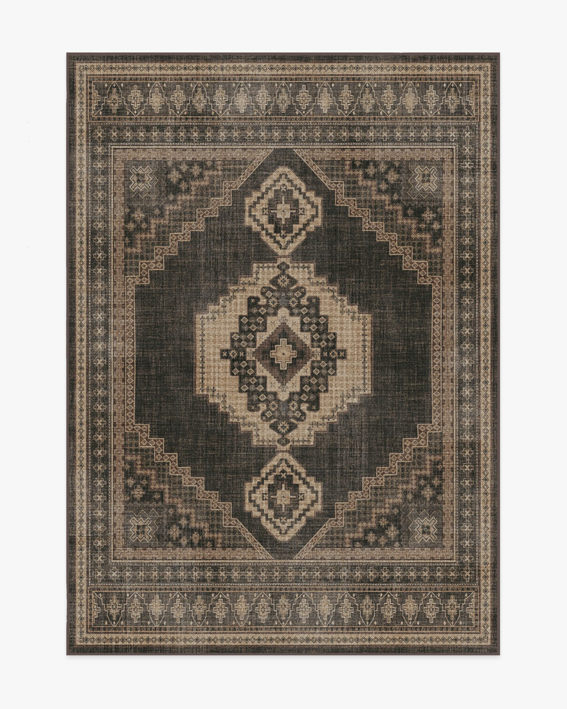Rayne Charcoal & Tan Rug