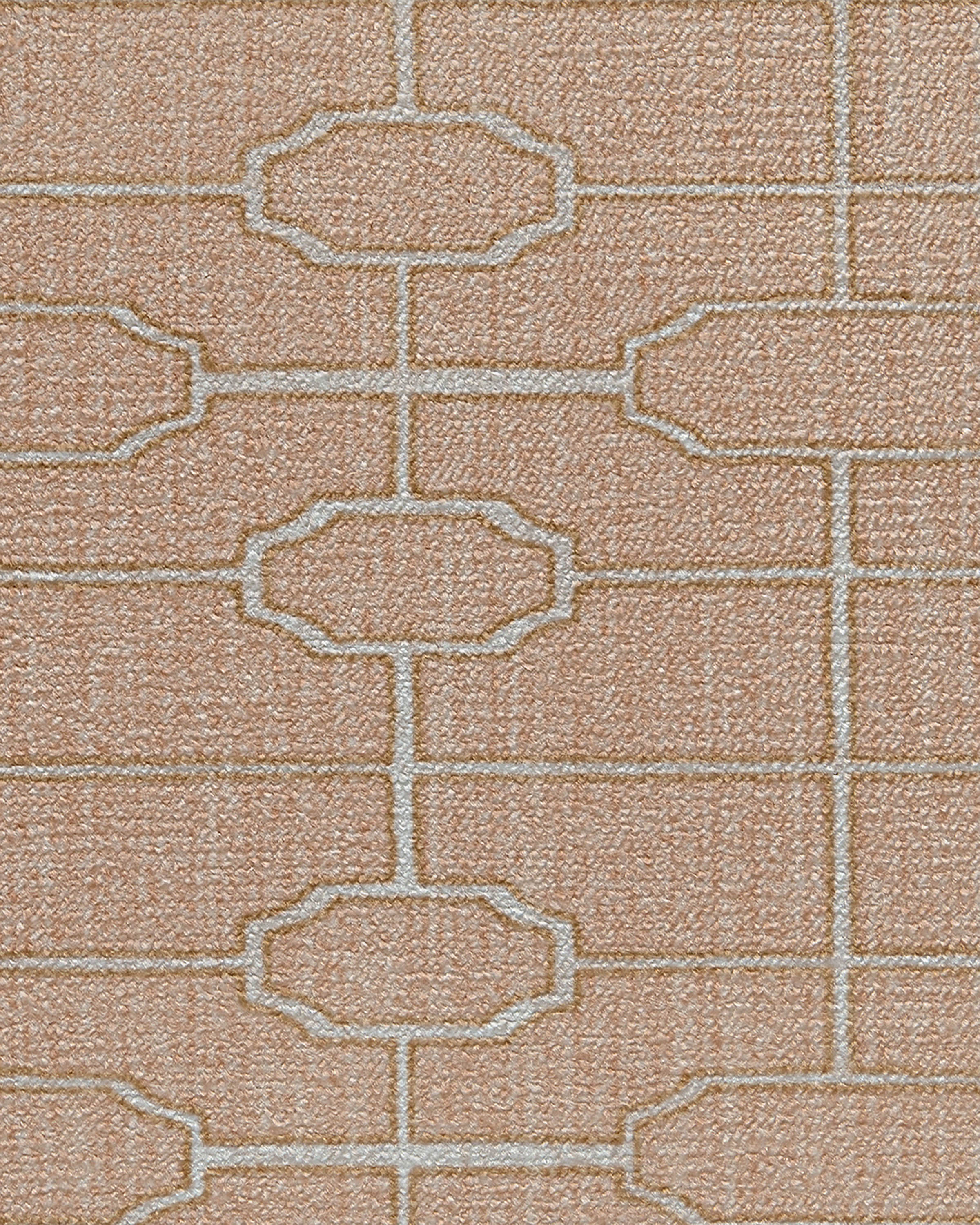 Diana Trellis Rose Gold Rug by The Hiltons