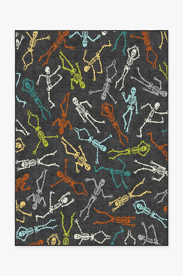Bone Dance Technicolor Flatwoven Rug