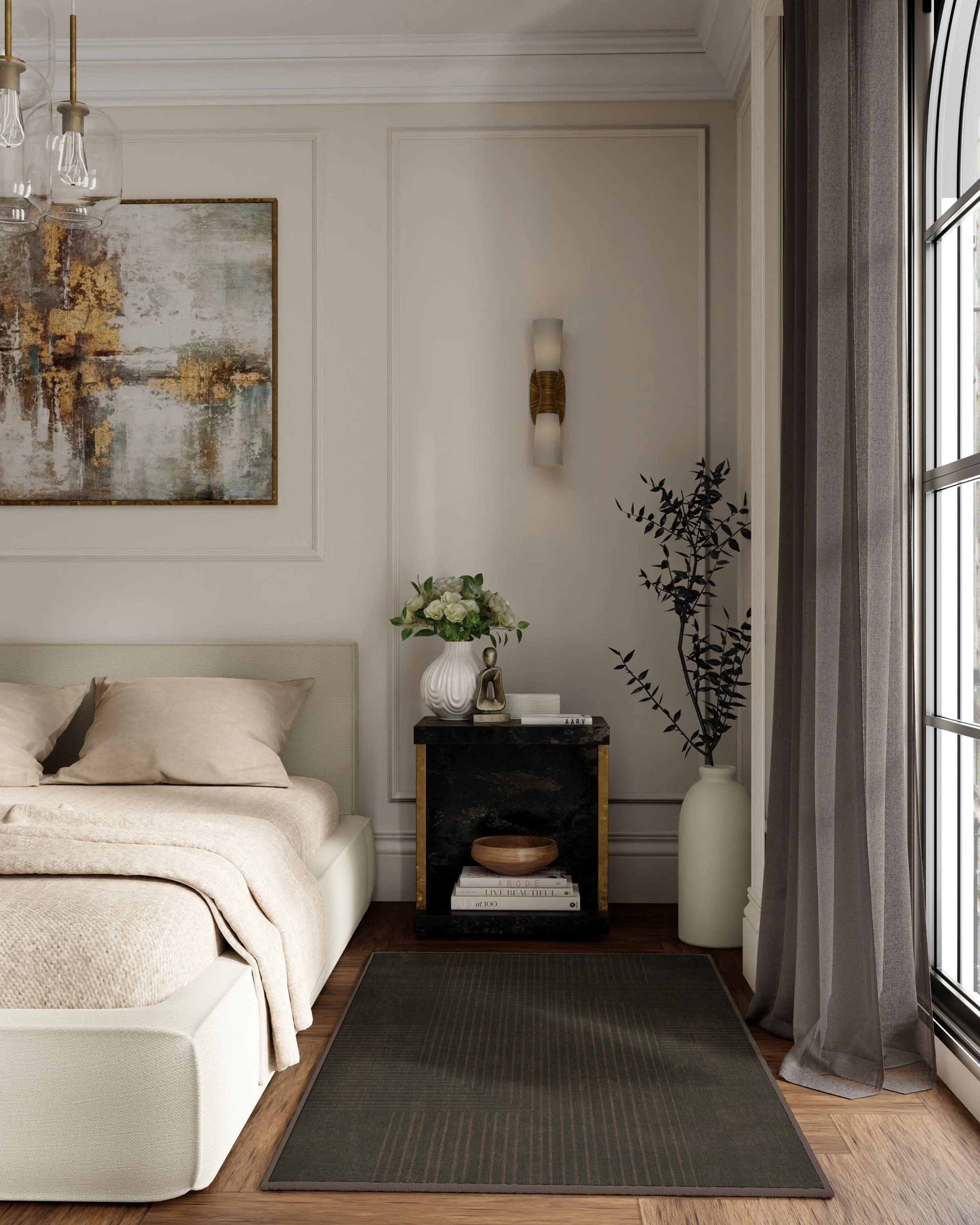 Bel Air Dark Chocolate Flatwoven Rug by The Hiltons