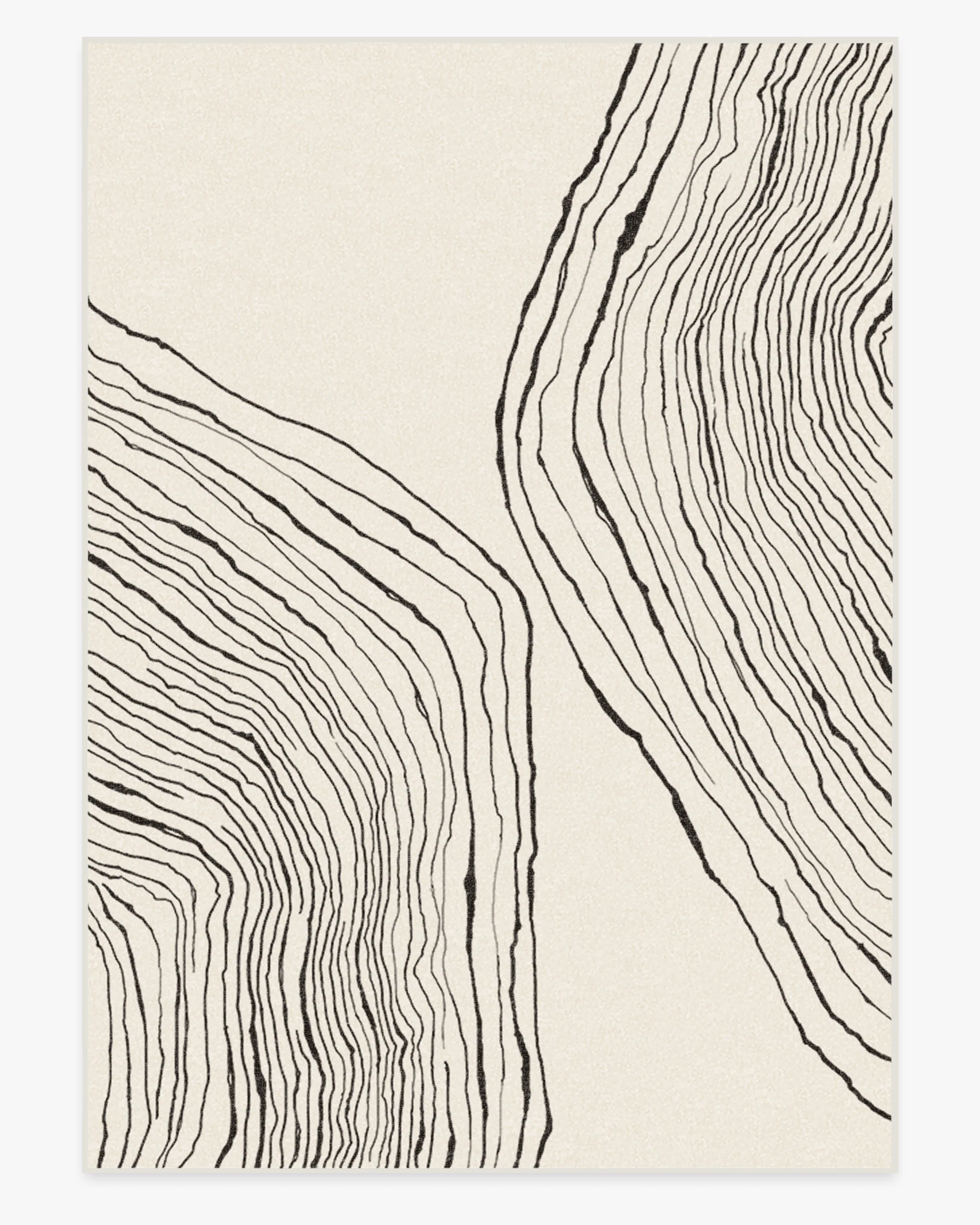 Seine Black & Ivory Rug by Nina Takesh