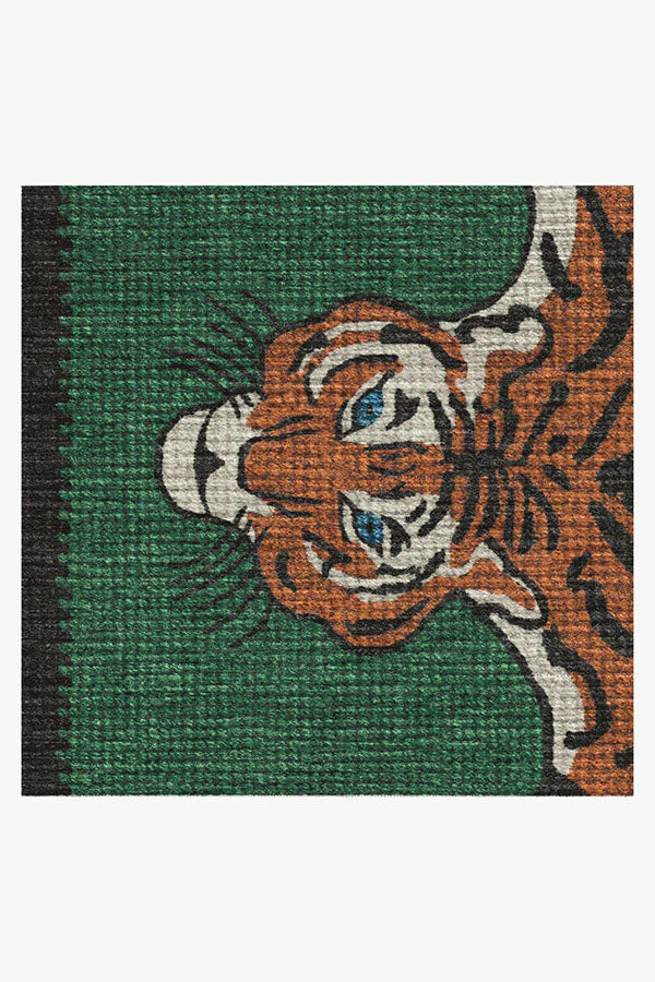Tiger Emerald Flatwoven Rug by Jonathan Adler