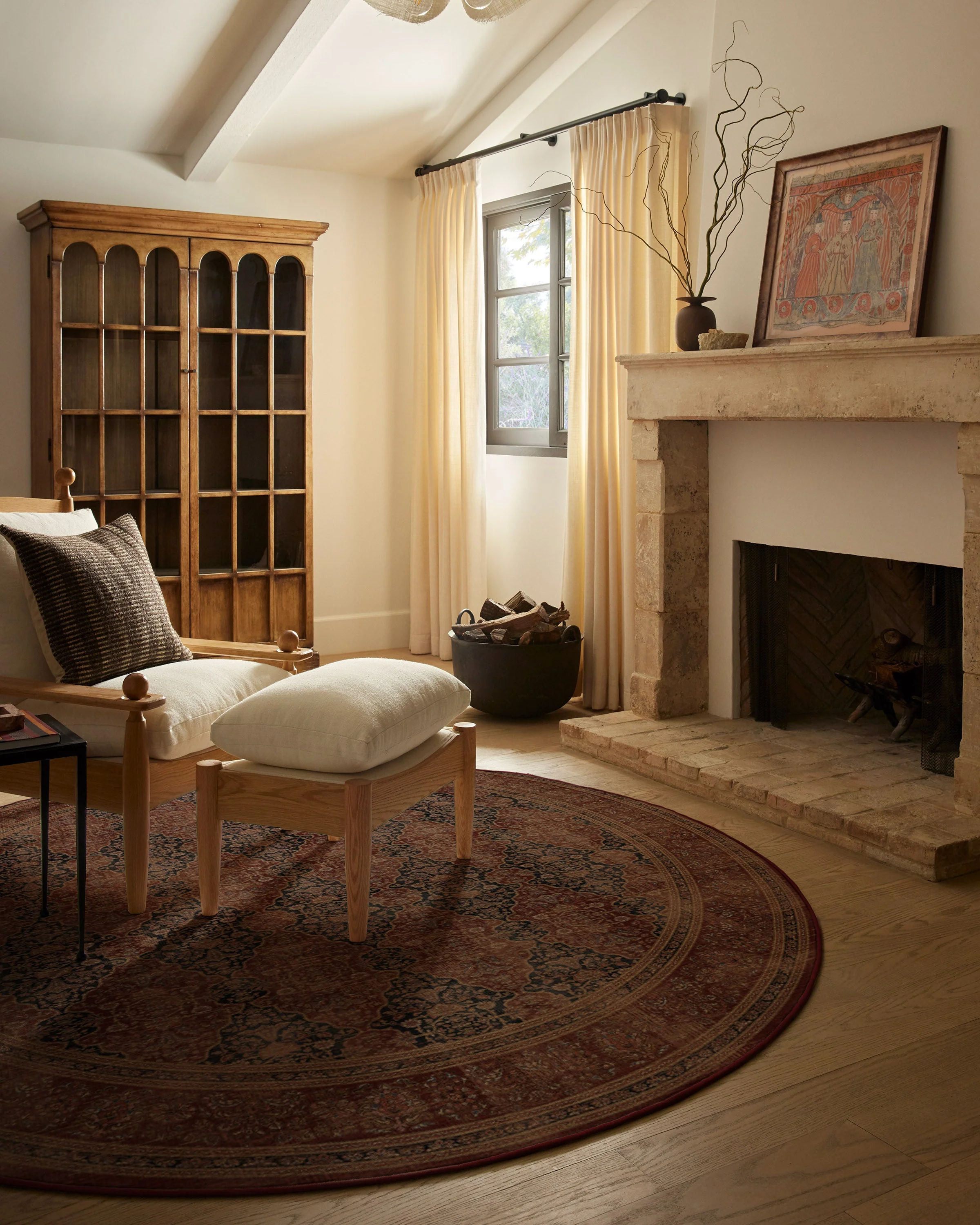 Vesper Amber Red Rug