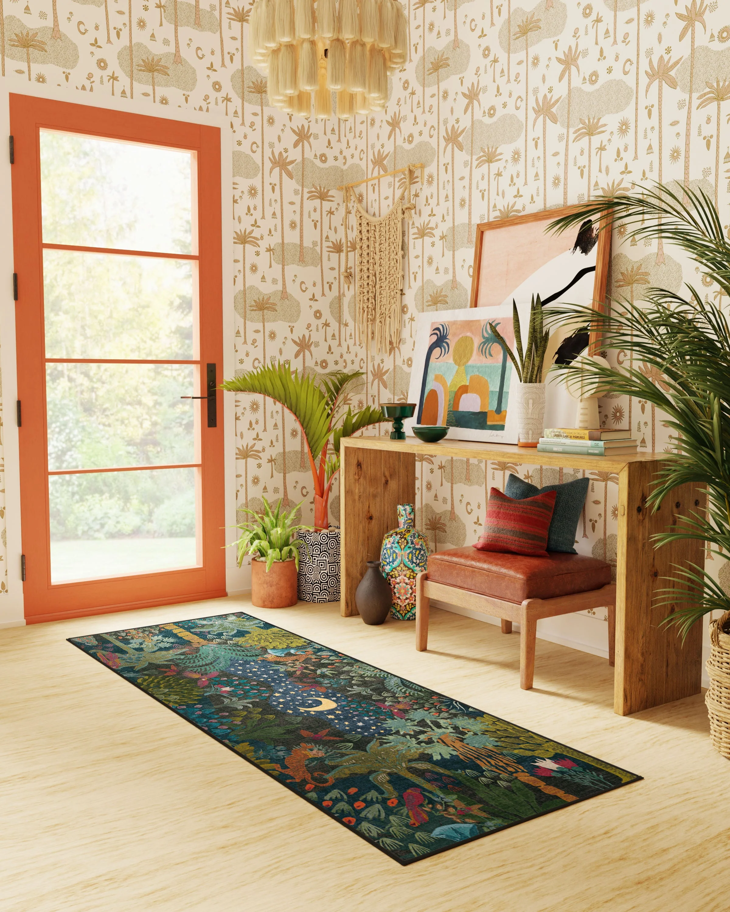 Josephine Midnight Flatwoven Rug by Justina Blakeney