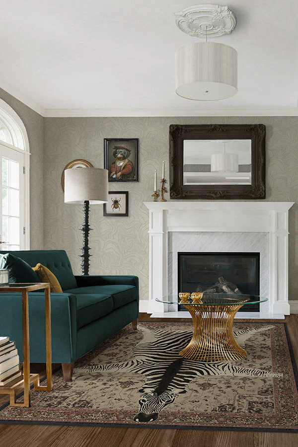 On Safari Hazel Flatwoven Rug by Iris Apfel
