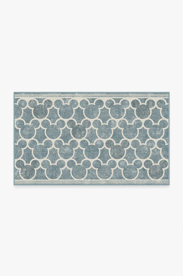Mickey Trellis Slate Rug