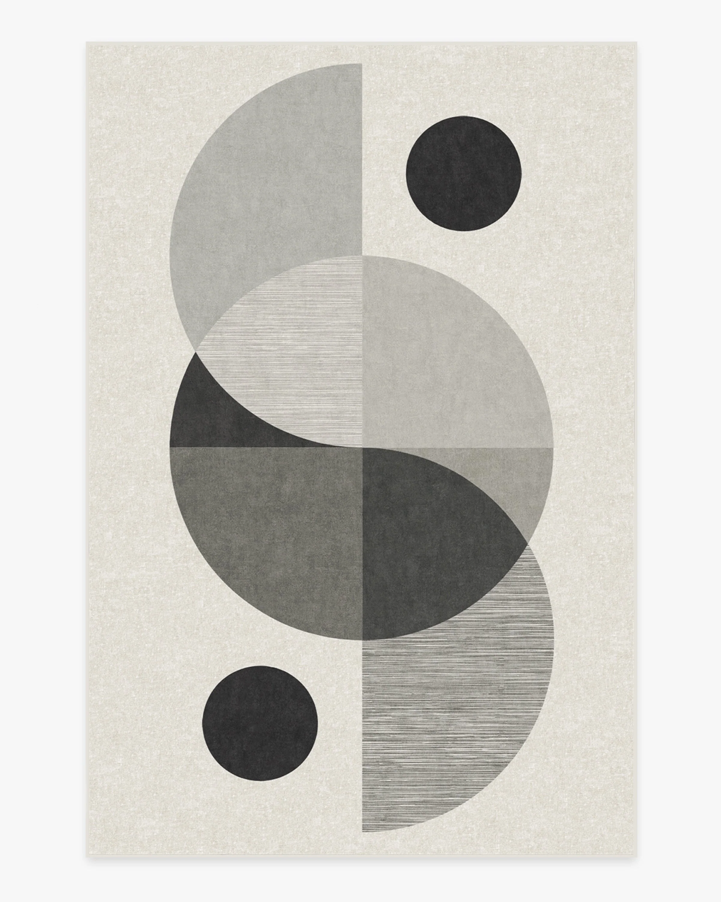 Villette Greyscale Flatwoven Rug by Nina Takesh