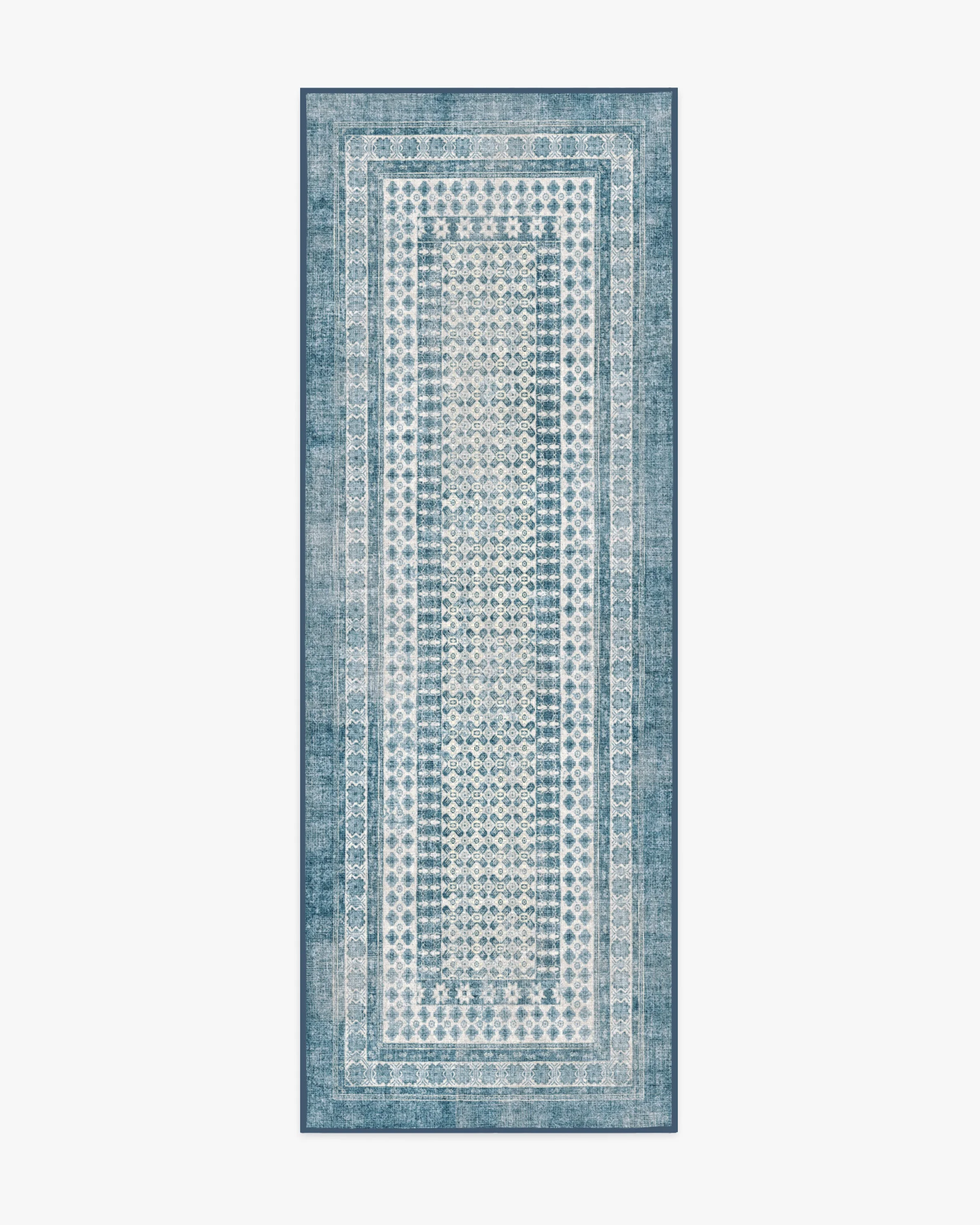 Cyrus Ocean & Ivory Outdoor Rug