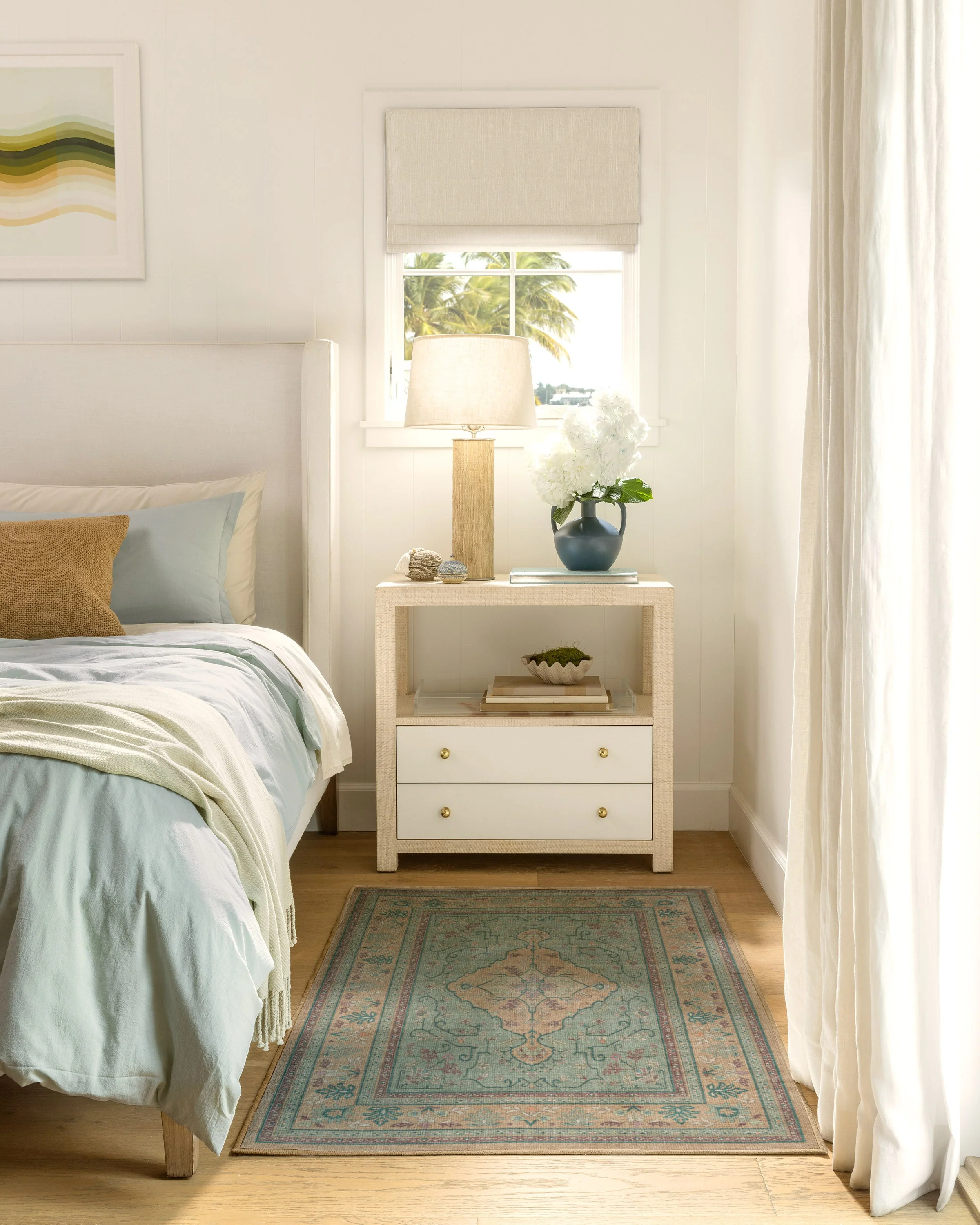 Tallulah Natural Jade Flatwoven Rug