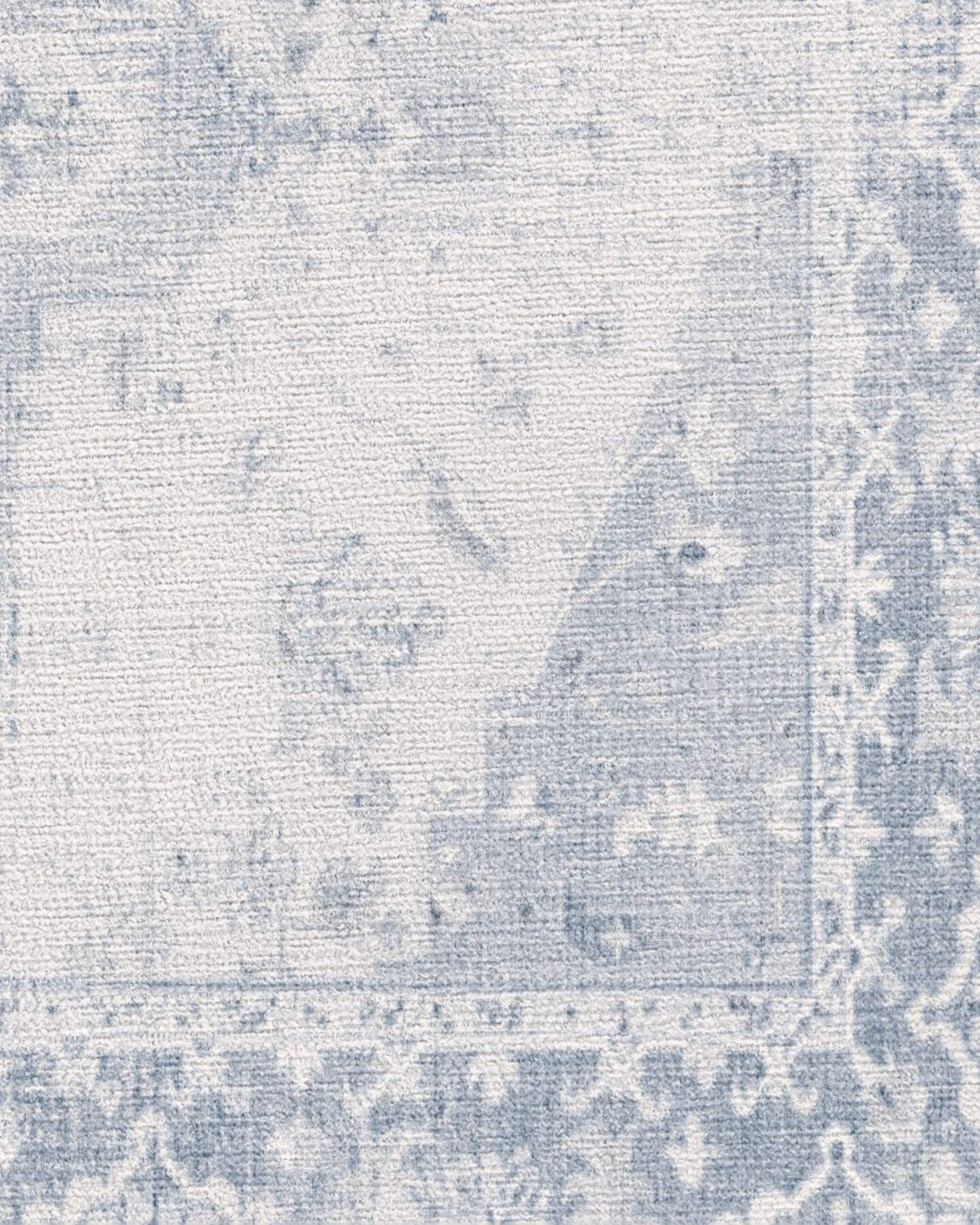 Kira Soft Blue Flatwoven Rug