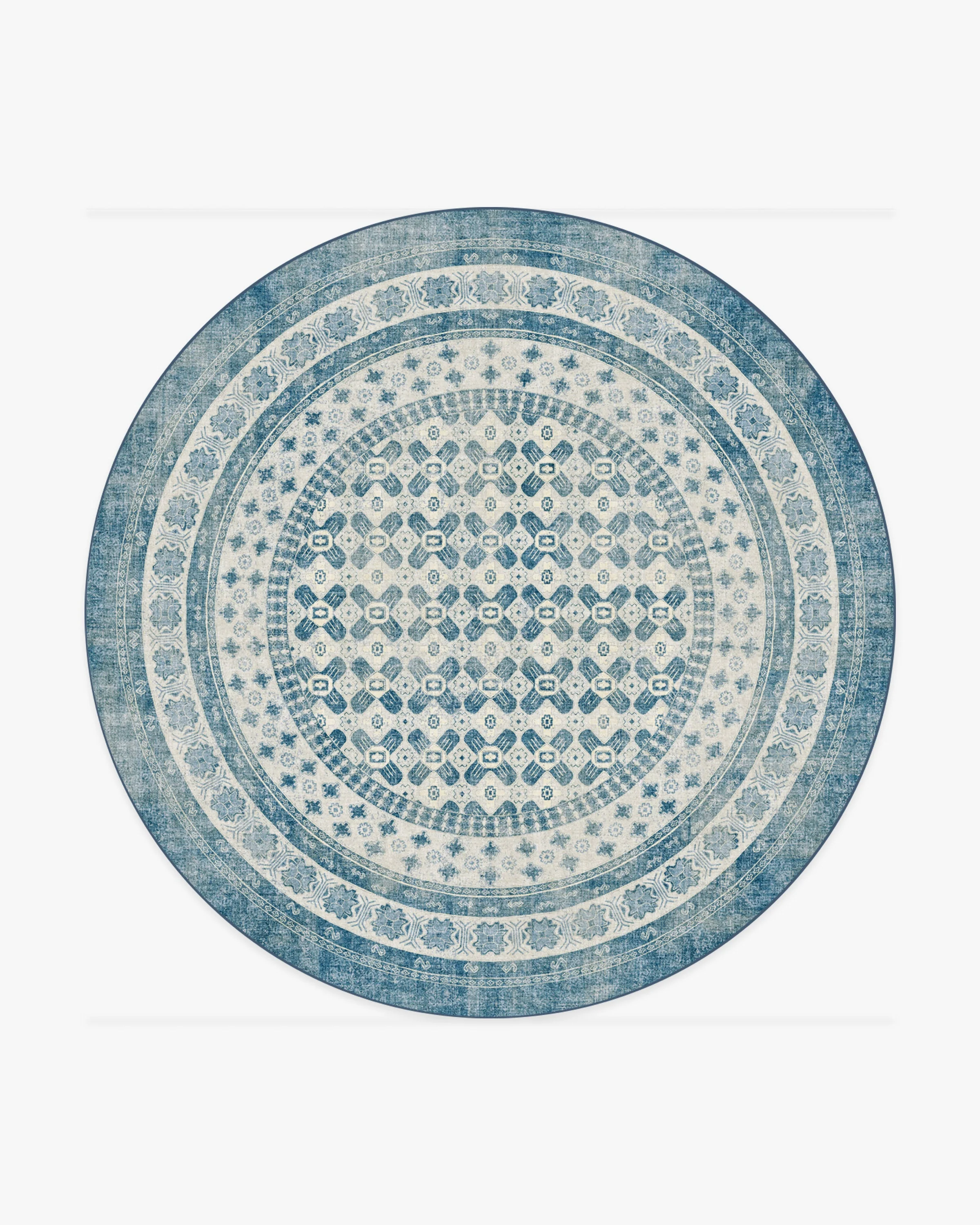 Cyrus Ocean & Ivory Rug